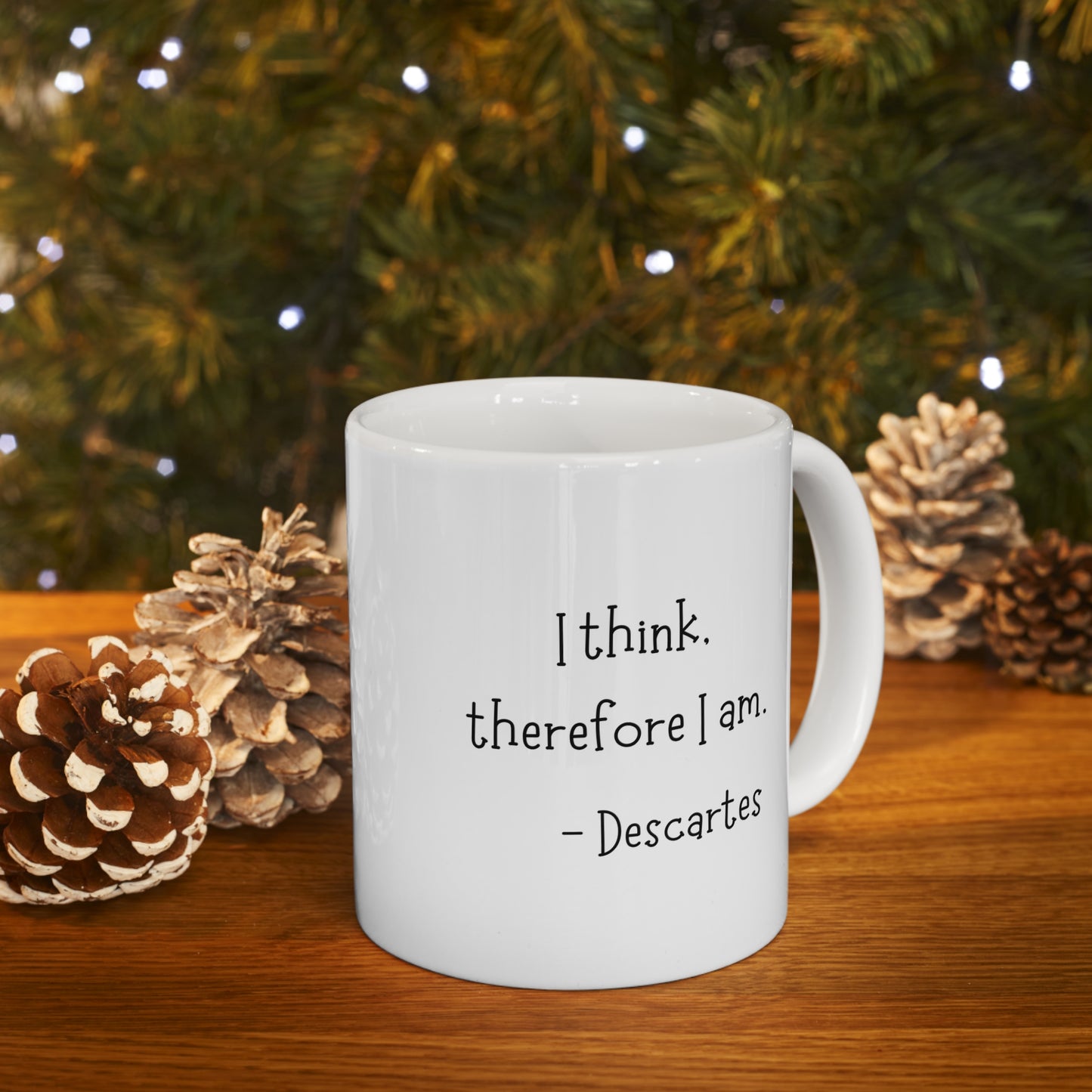 Descartes Philosophy Ceramic Mug 11oz