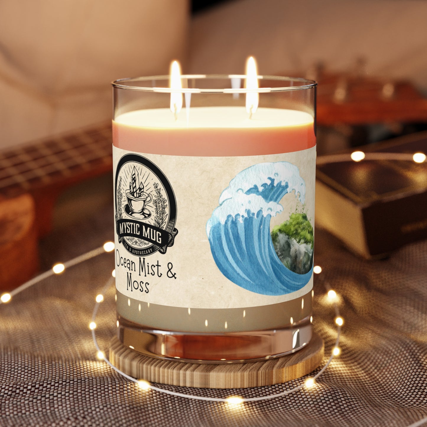 Scented Tea Time Candle - Full Glass, 11oz