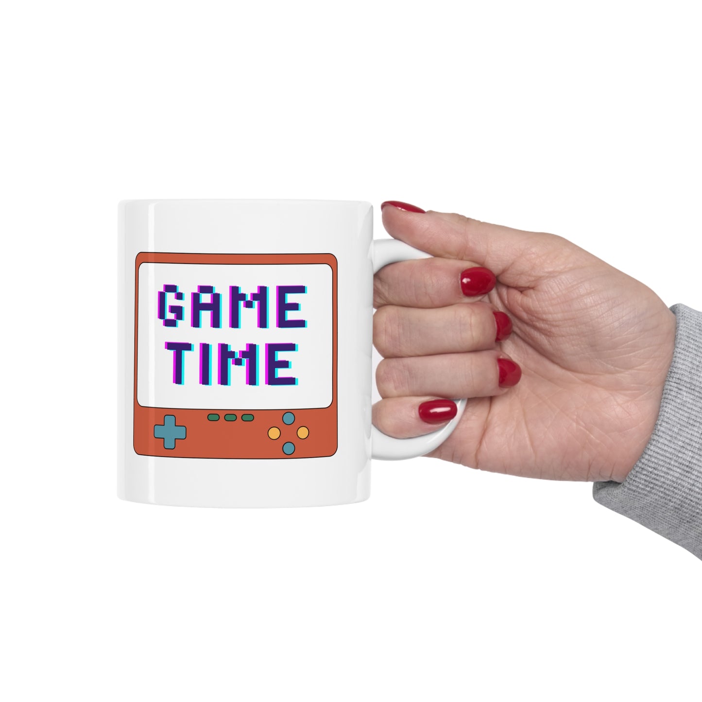 Game Time GameBoy Ceramic Mug 11oz
