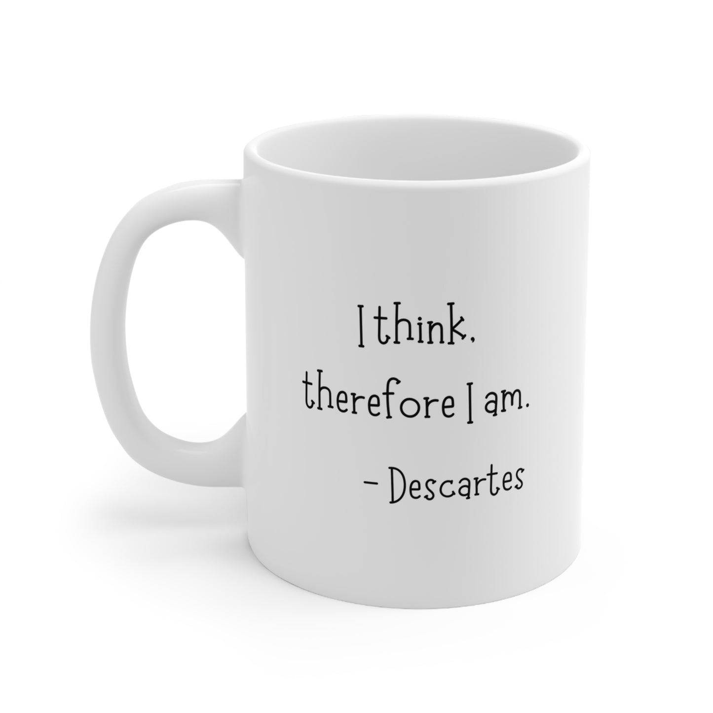 Descartes Philosophy Ceramic Mug 11oz