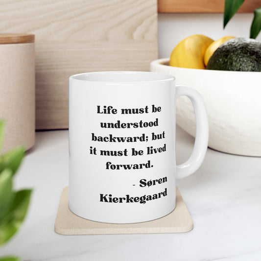 Kierkegaard Philosophy Ceramic Mug 11oz