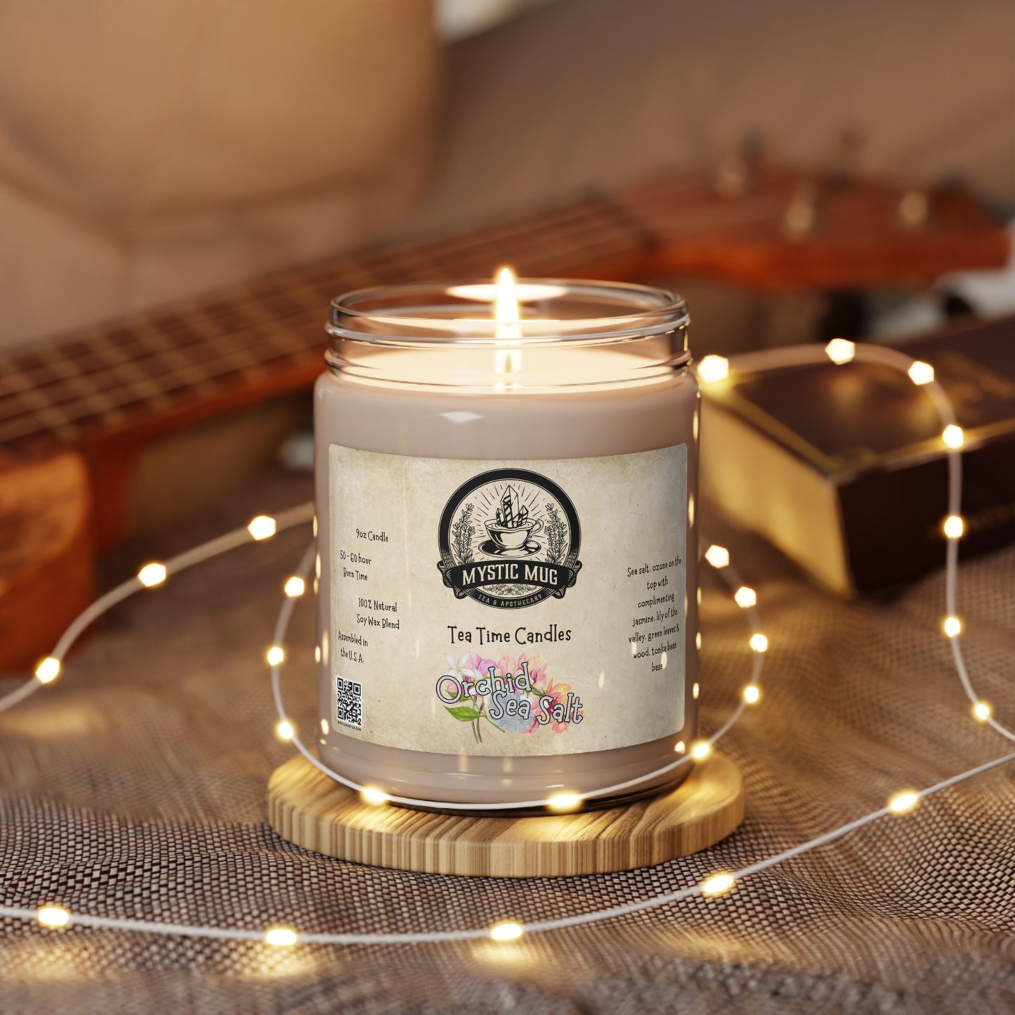 Tea Time Scented Soy Candle, 9oz