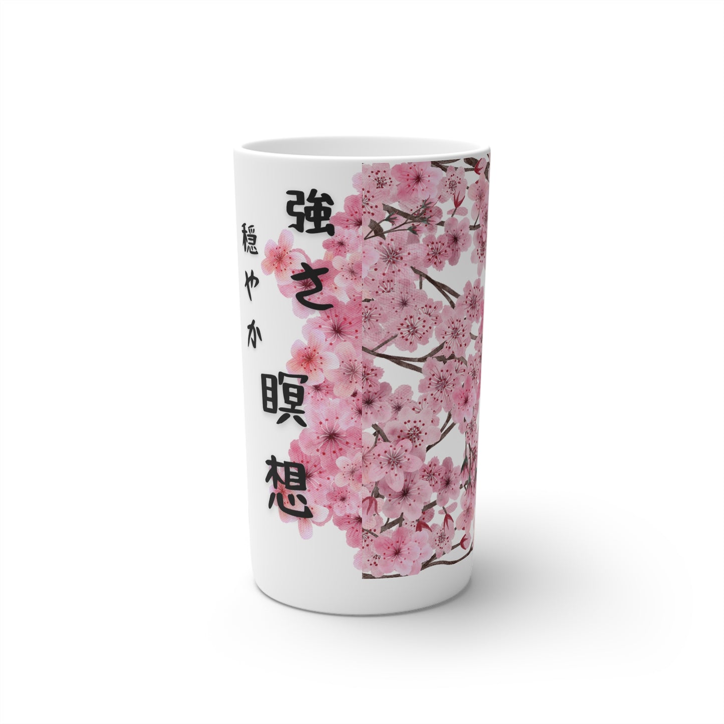 Positive Affirmation Cherry Blossom Conical Cup