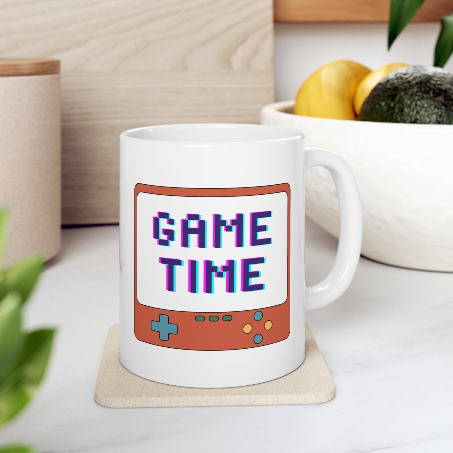 Game Time GameBoy Ceramic Mug 11oz