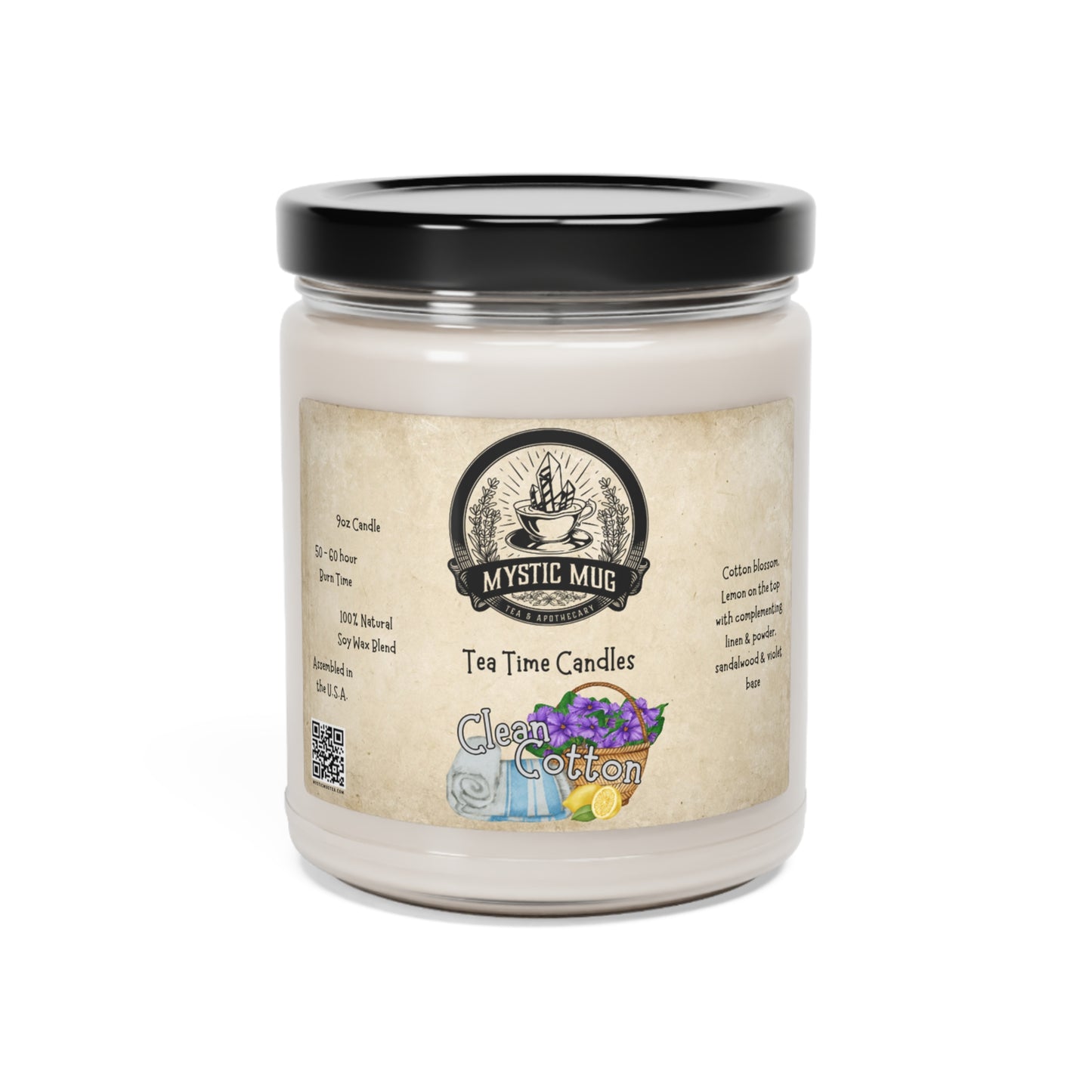 Tea Time Scented Soy Candle, 9oz