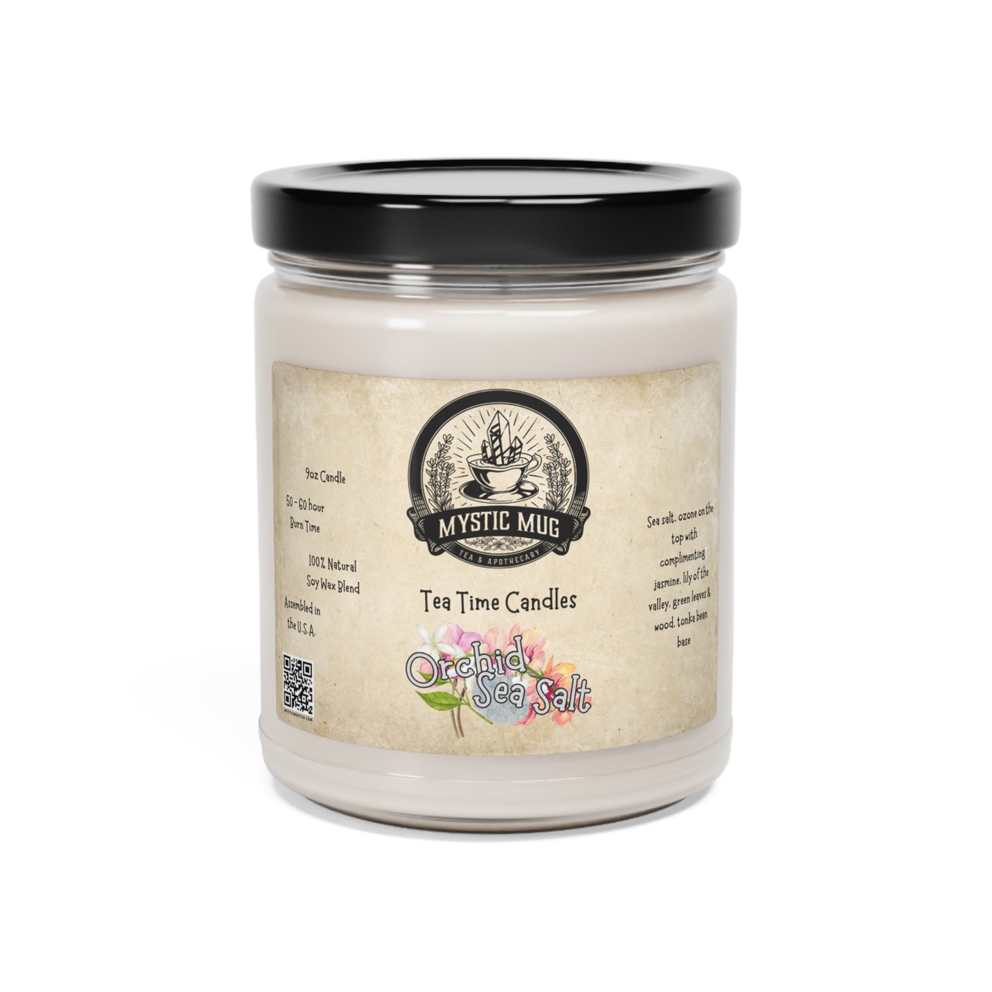 Tea Time Scented Soy Candle, 9oz