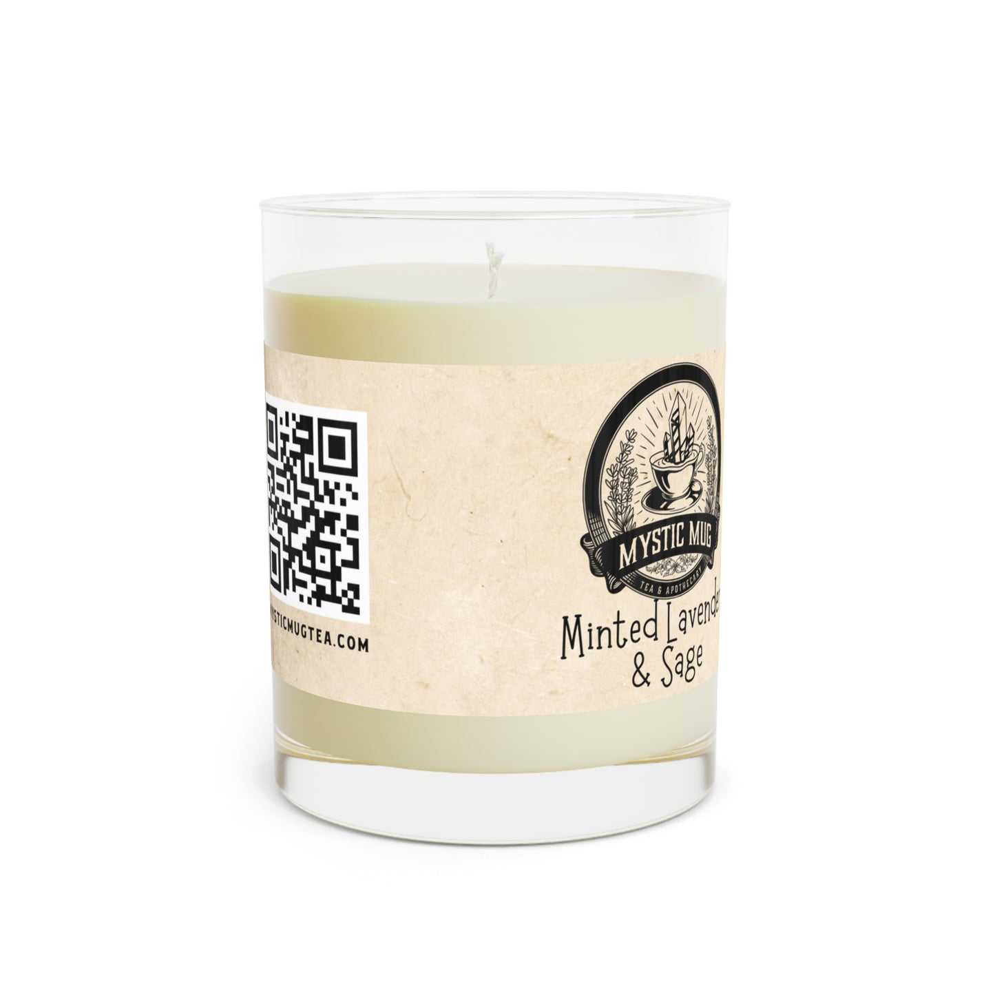 Scented Tea Time Candle - Full Glass, 11oz