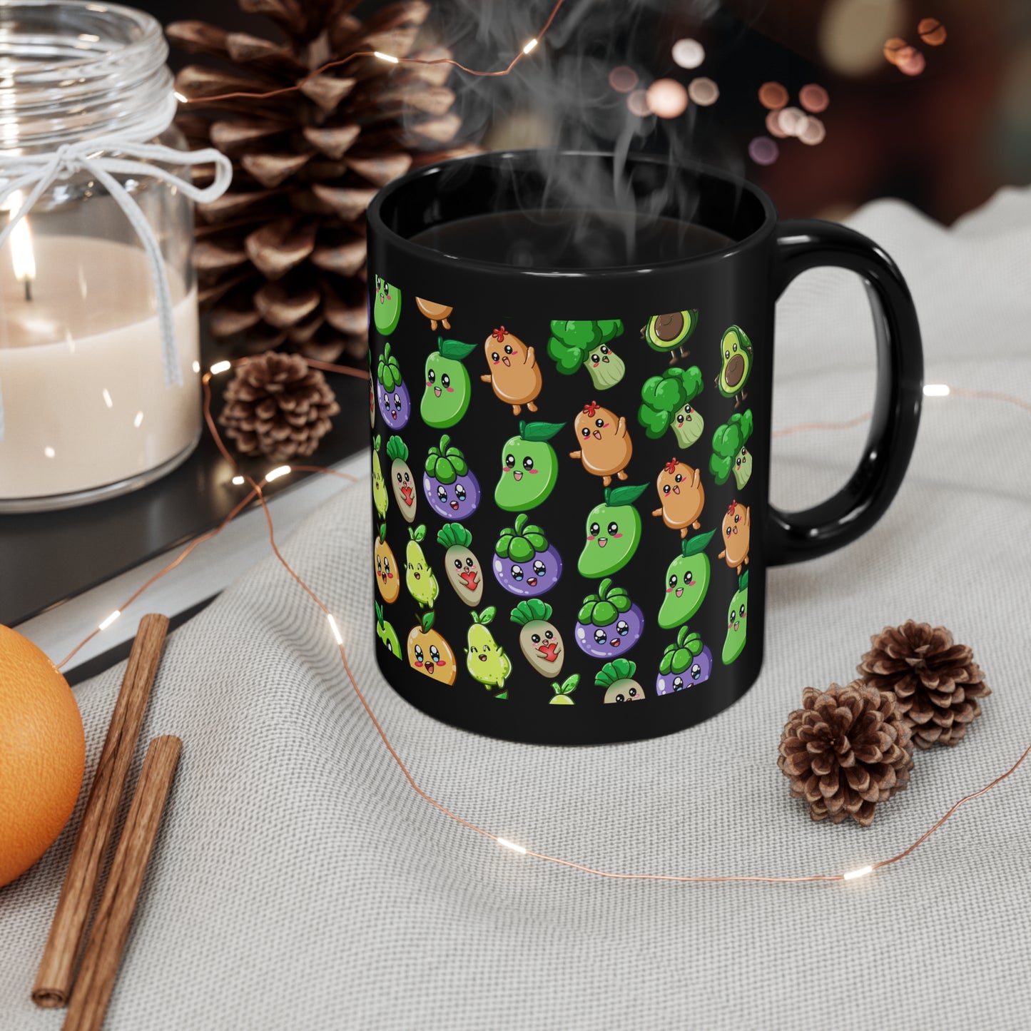 Fruits & Veggies Ceramic Mug 11oz