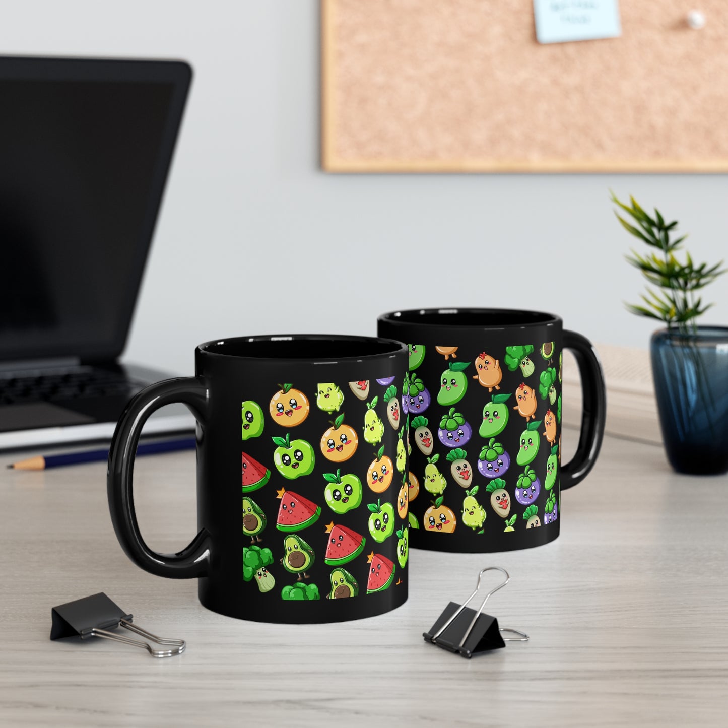 Fruits & Veggies Ceramic Mug 11oz