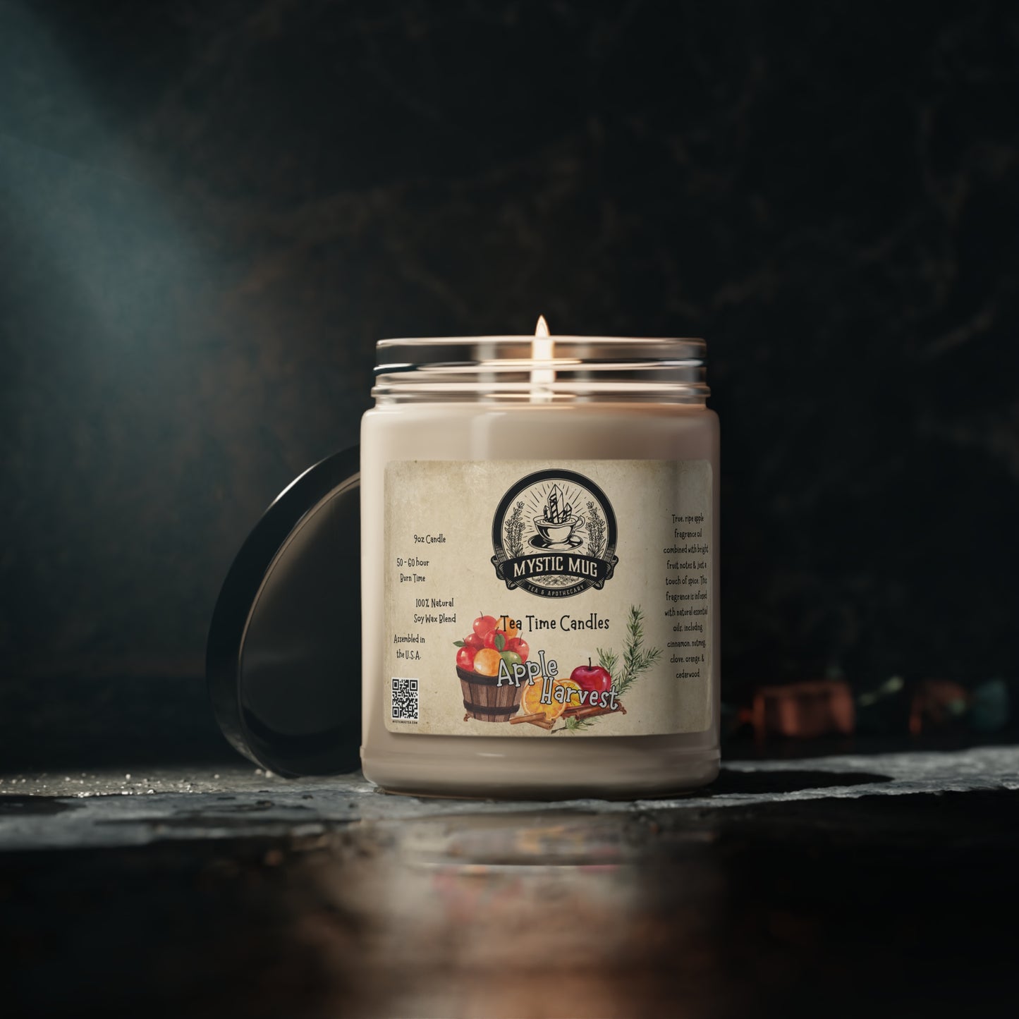 Tea Time Scented Soy Candle, 9oz