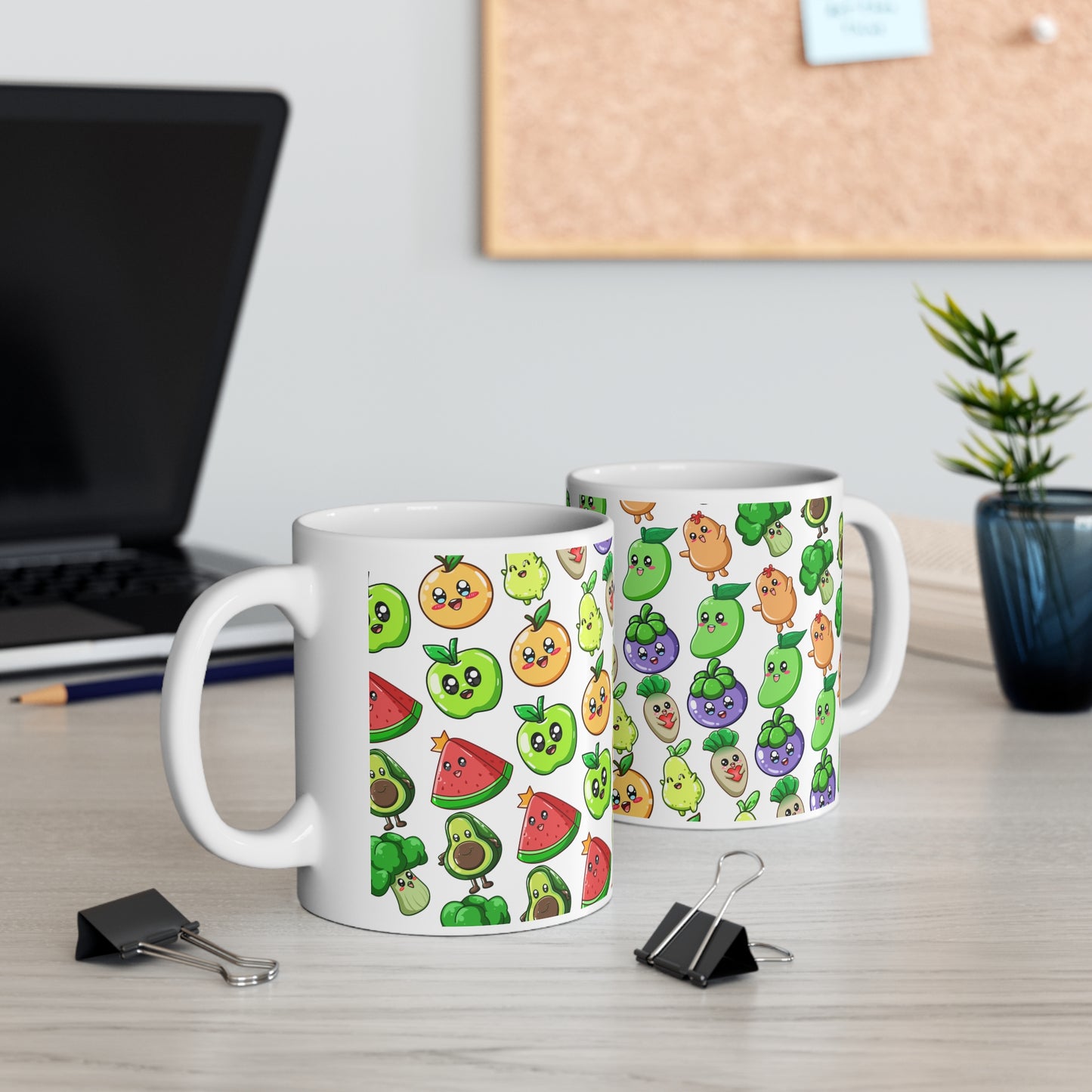 Fruits & Veggies Ceramic Mug 11oz