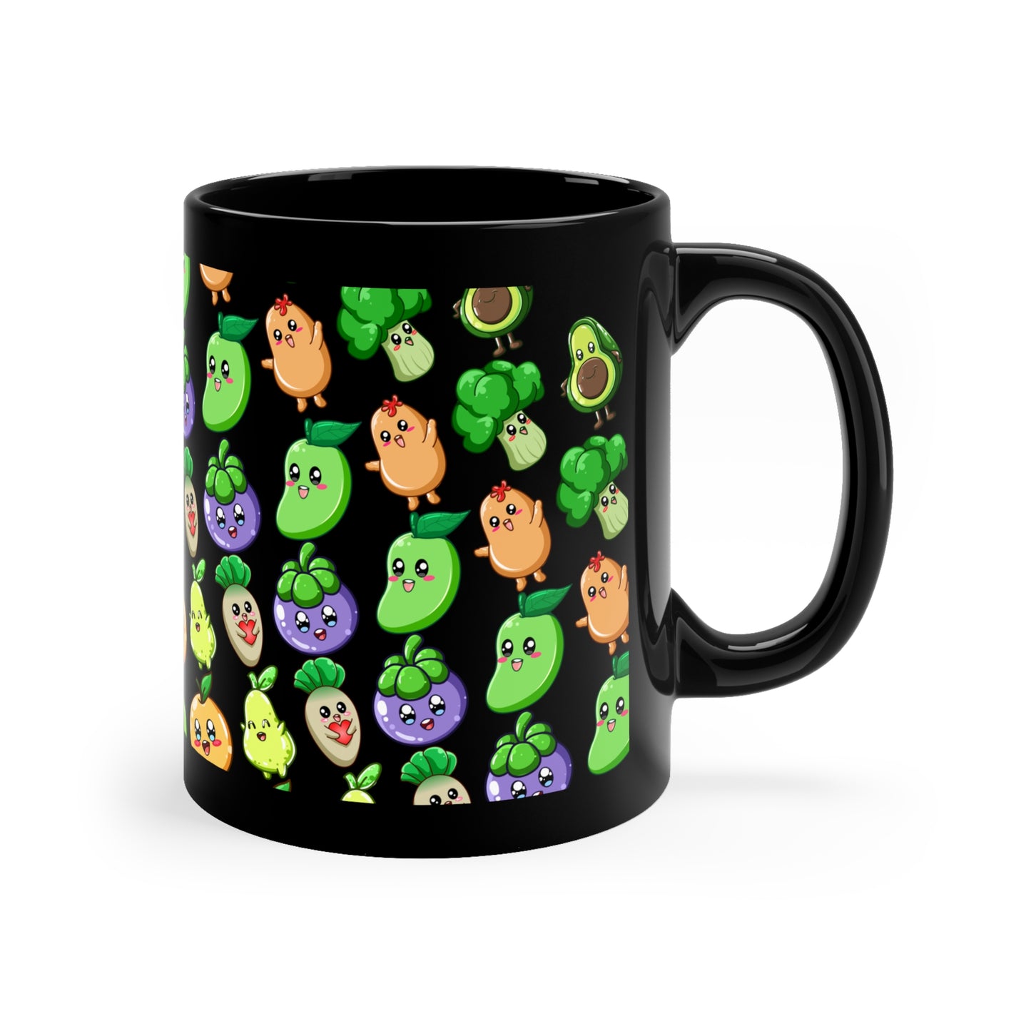 Fruits & Veggies Ceramic Mug 11oz