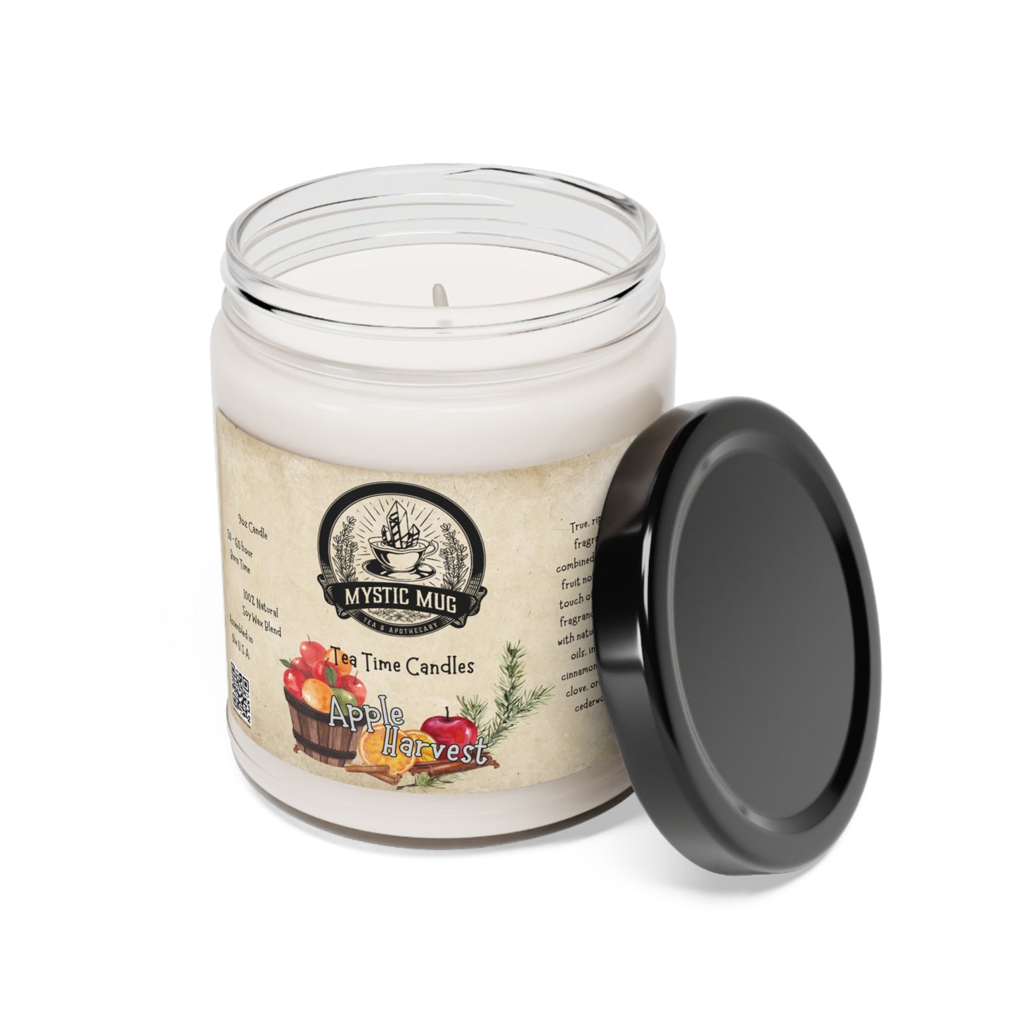 Tea Time Scented Soy Candle, 9oz