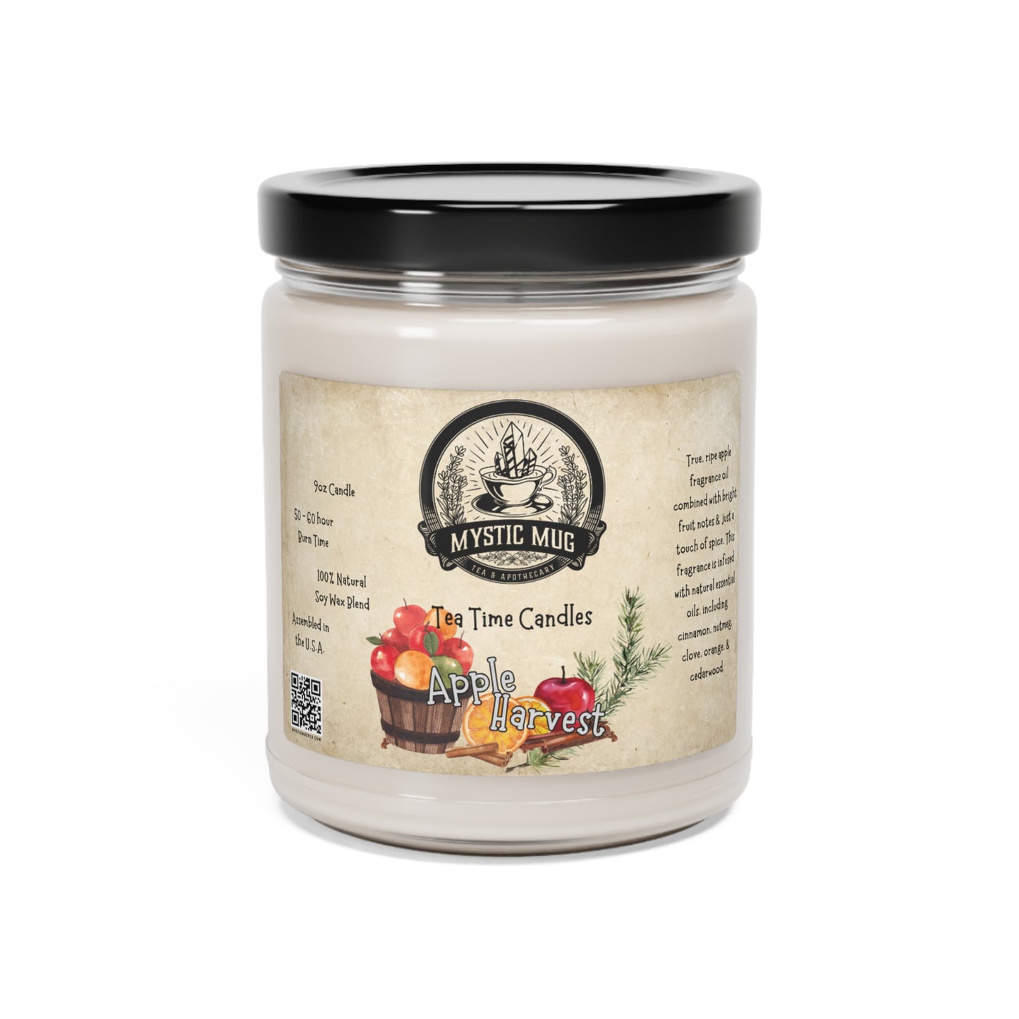 Tea Time Scented Soy Candle, 9oz