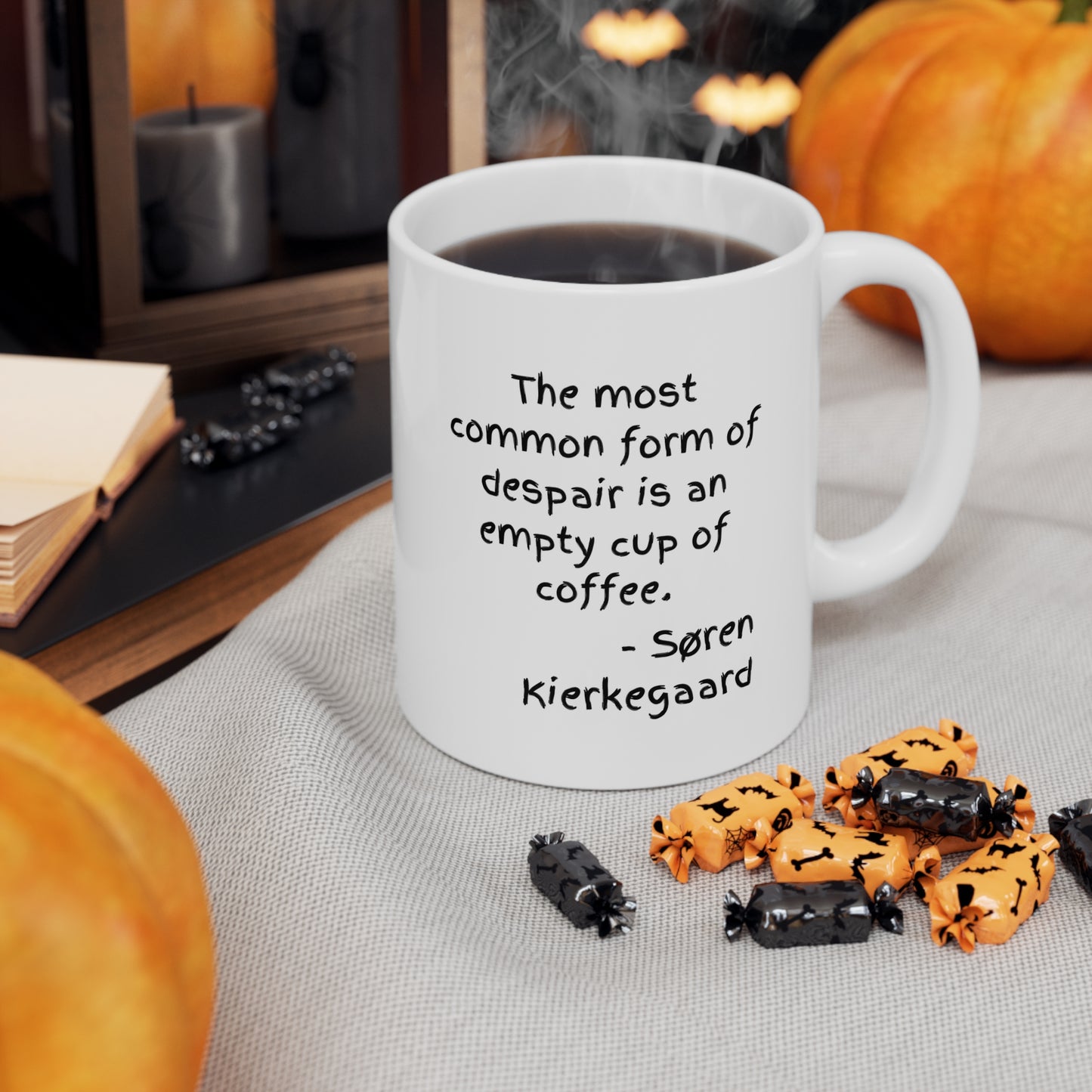 Kierkegaard on Coffee Ceramic Mug 11oz