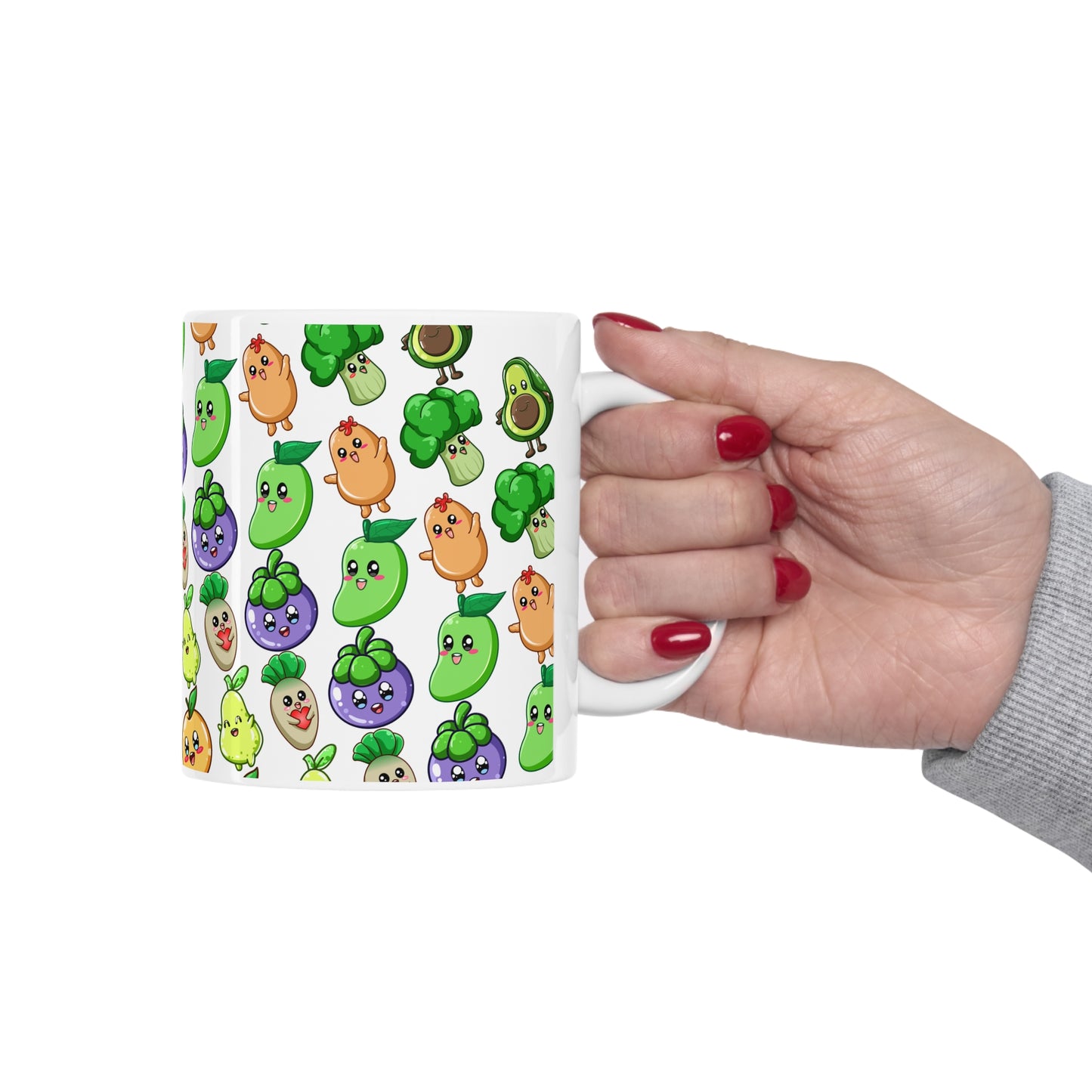 Fruits & Veggies Ceramic Mug 11oz