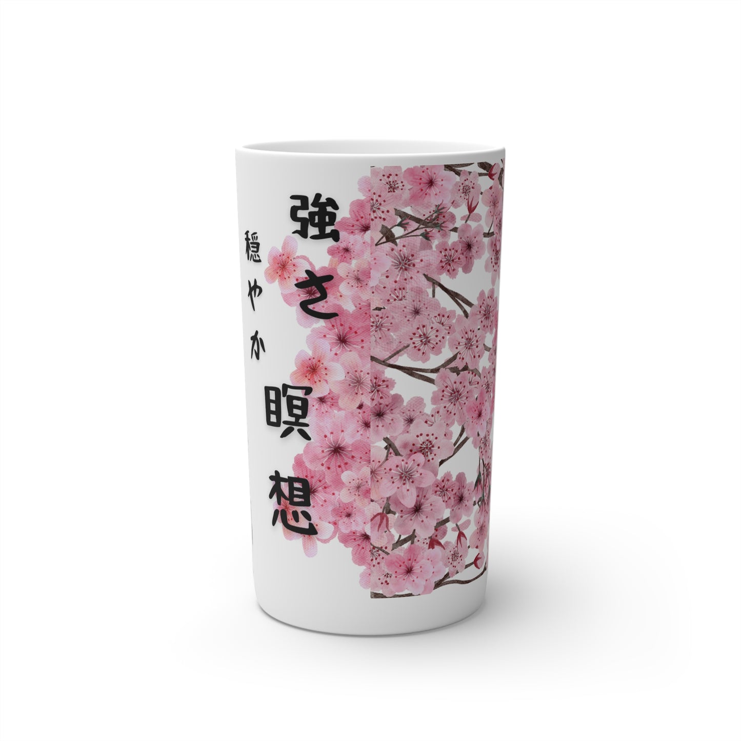 Positive Affirmation Cherry Blossom Conical Cup