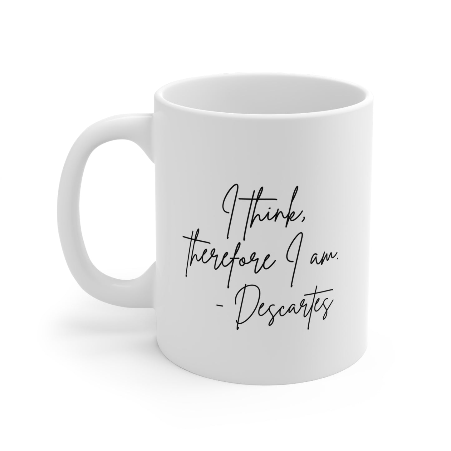 Descartes Philosophy Ceramic Mug 11oz
