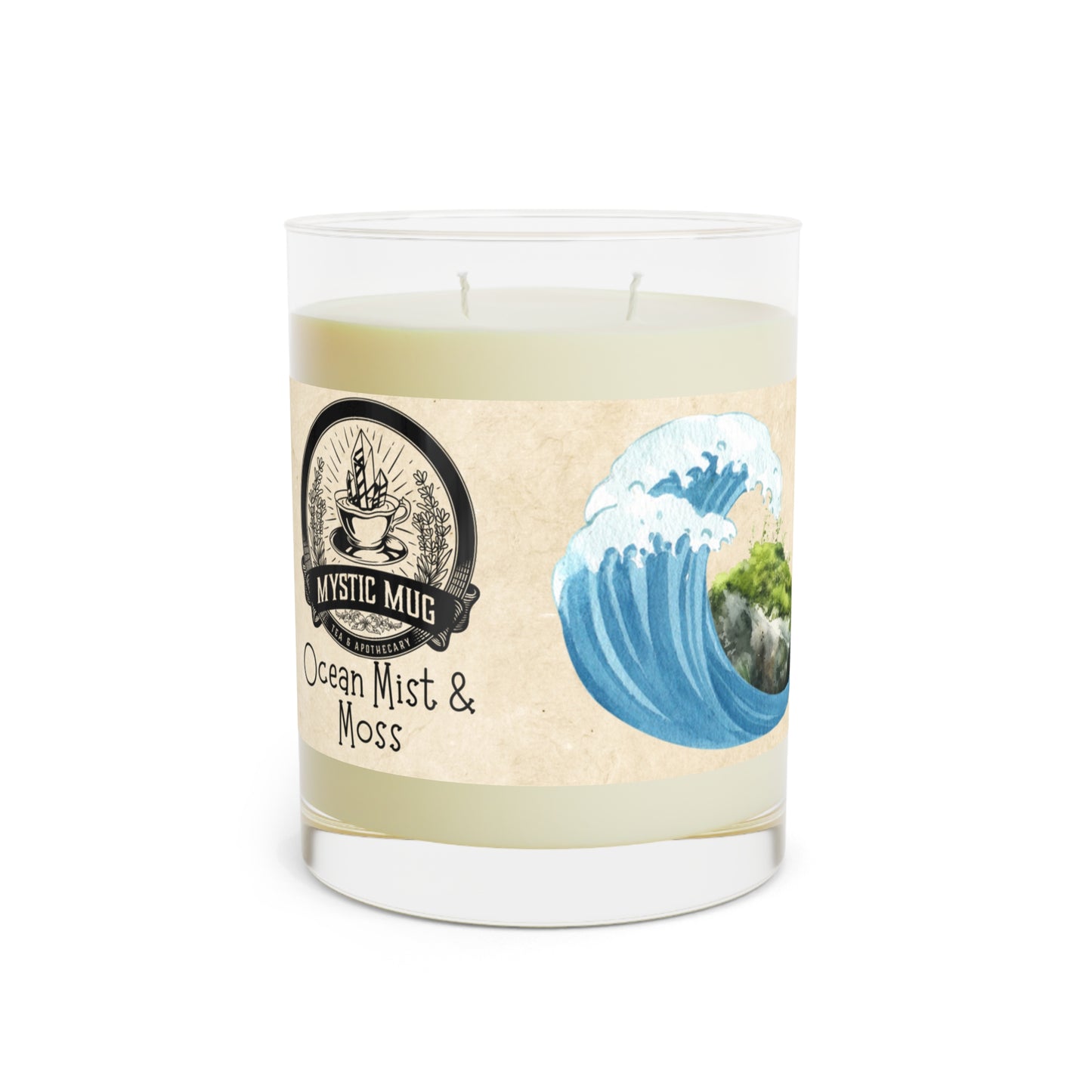 Scented Tea Time Candle - Full Glass, 11oz