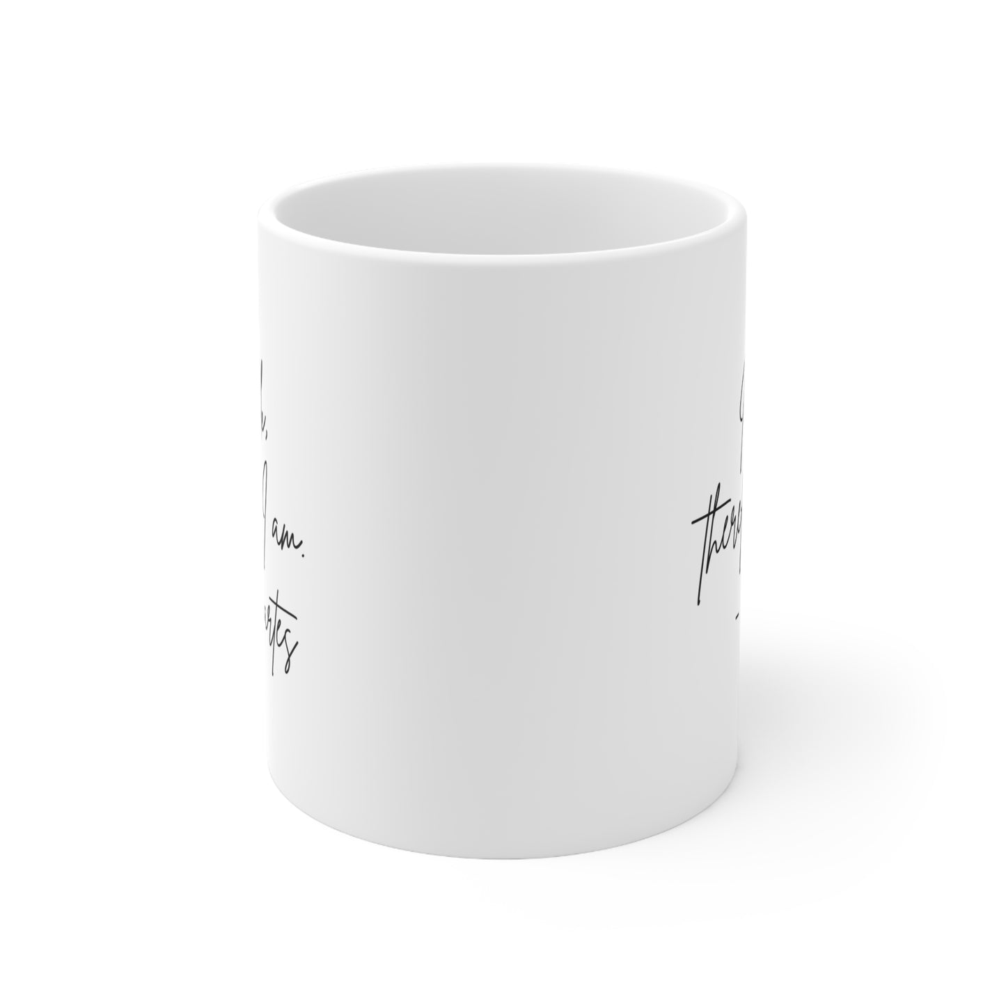 Descartes Philosophy Ceramic Mug 11oz