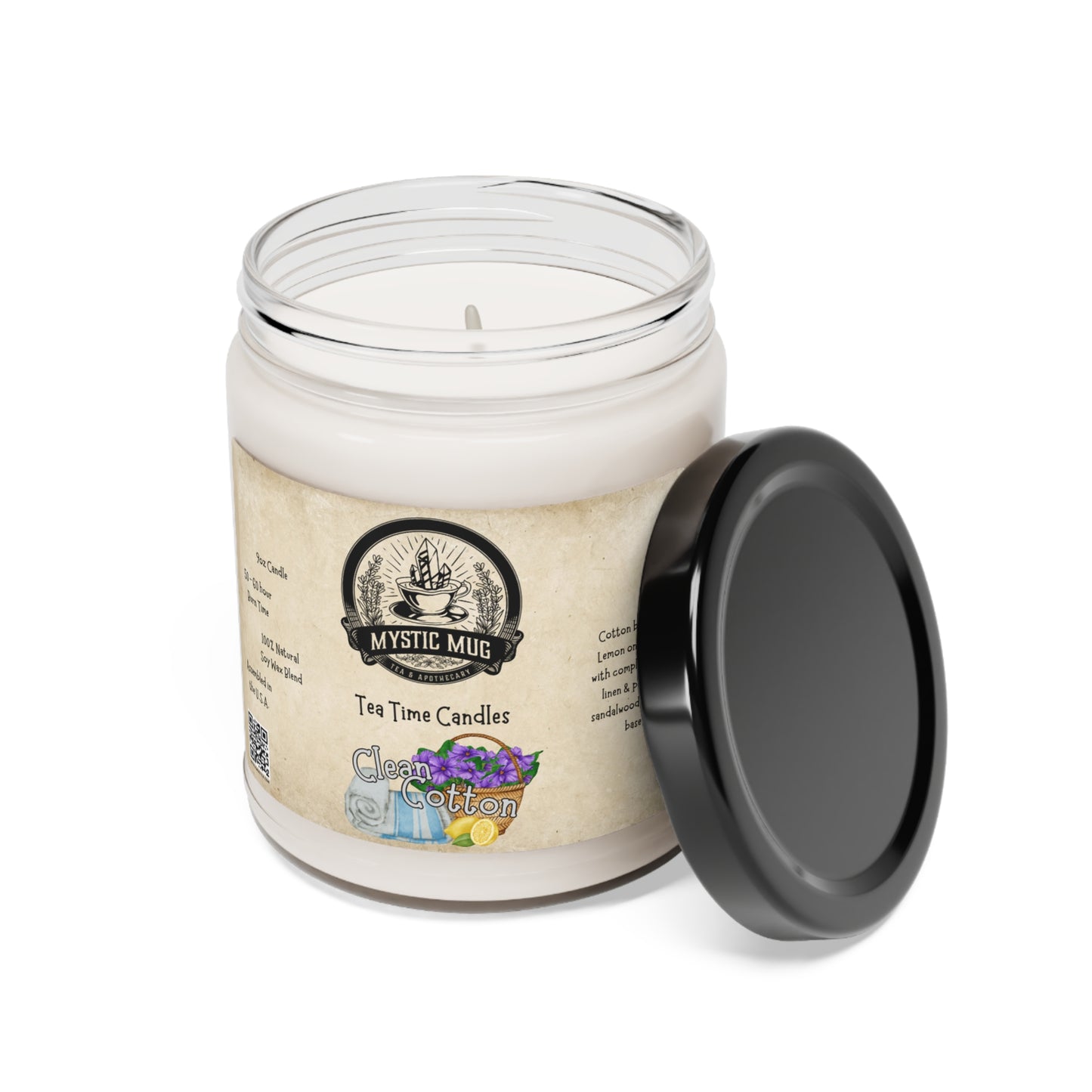 Tea Time Scented Soy Candle, 9oz