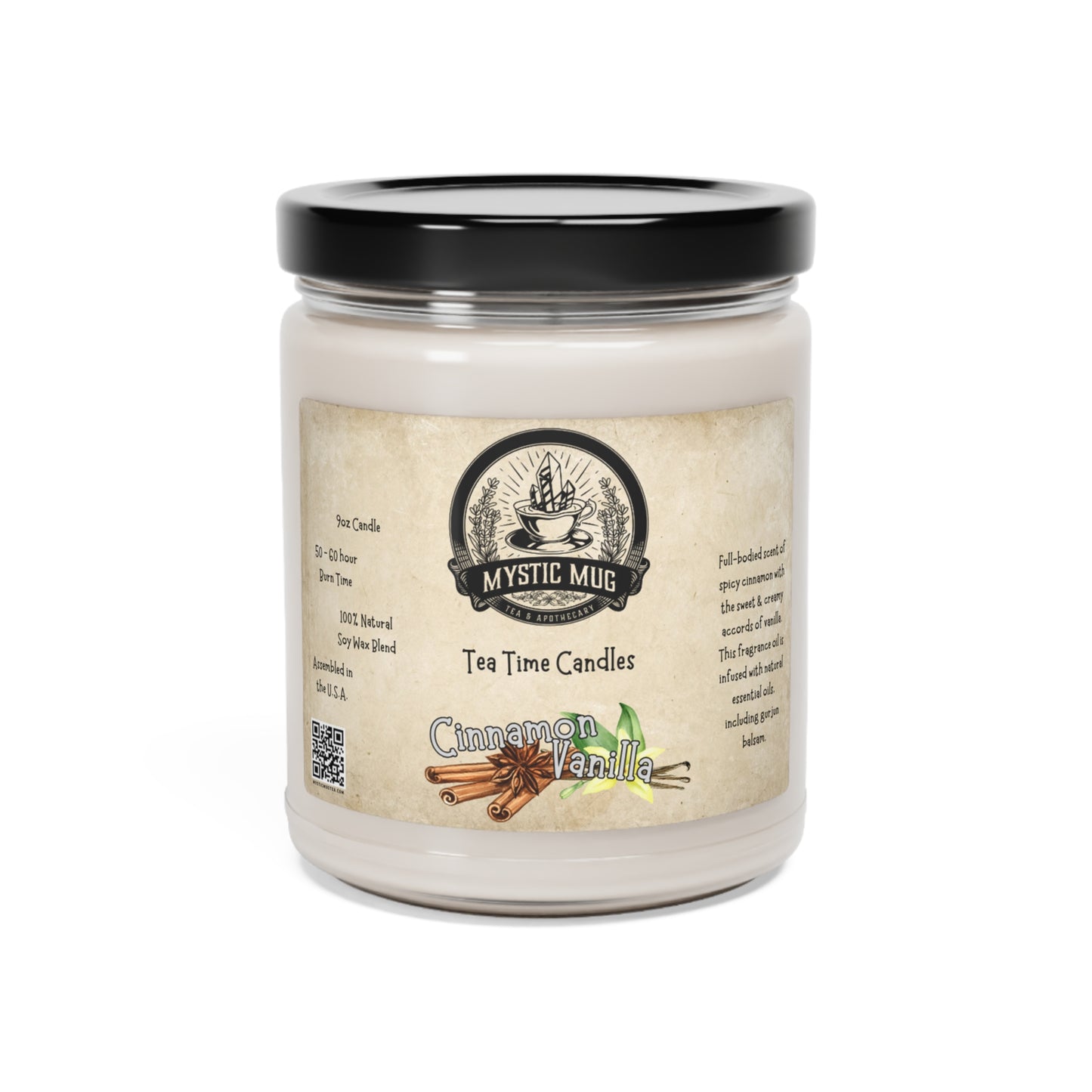 Tea Time Scented Soy Candle, 9oz