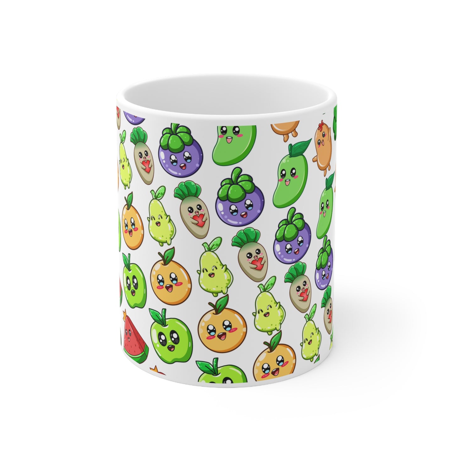 Fruits & Veggies Ceramic Mug 11oz