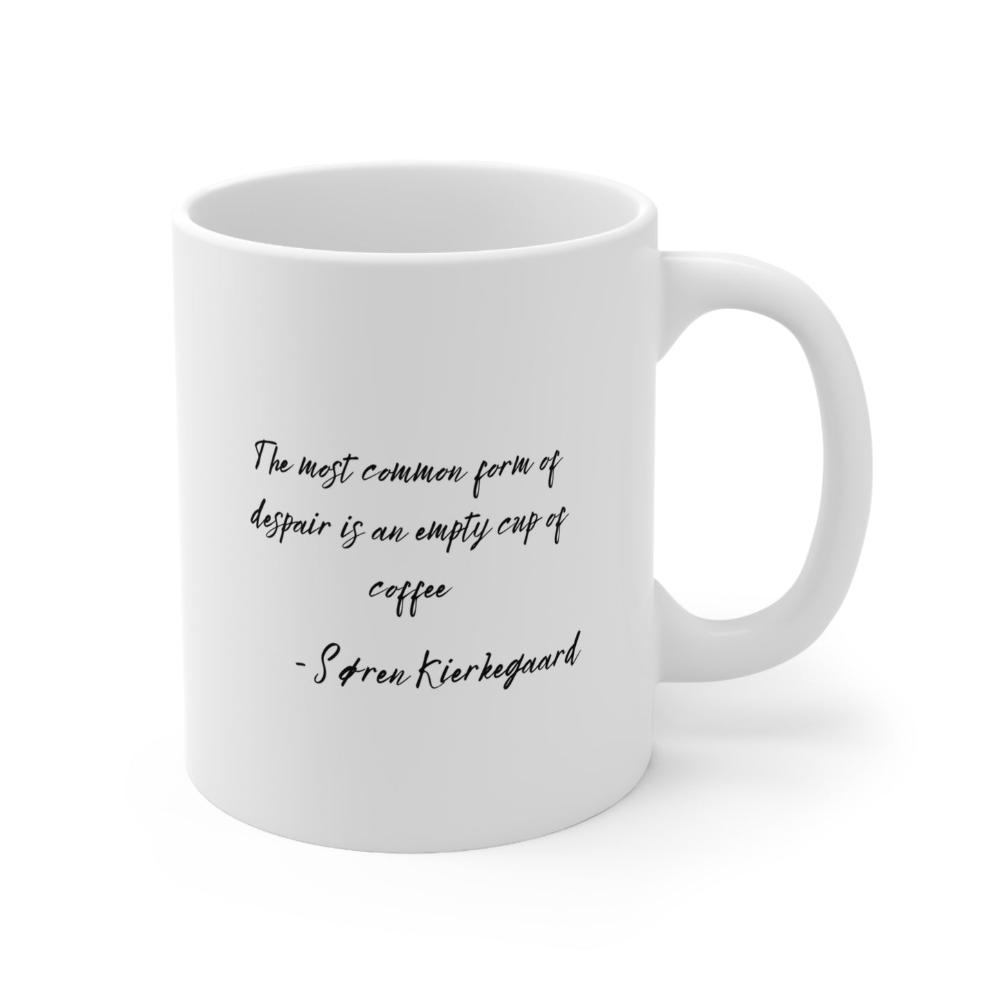 Kierkegaard on Coffee Ceramic Mug 11oz