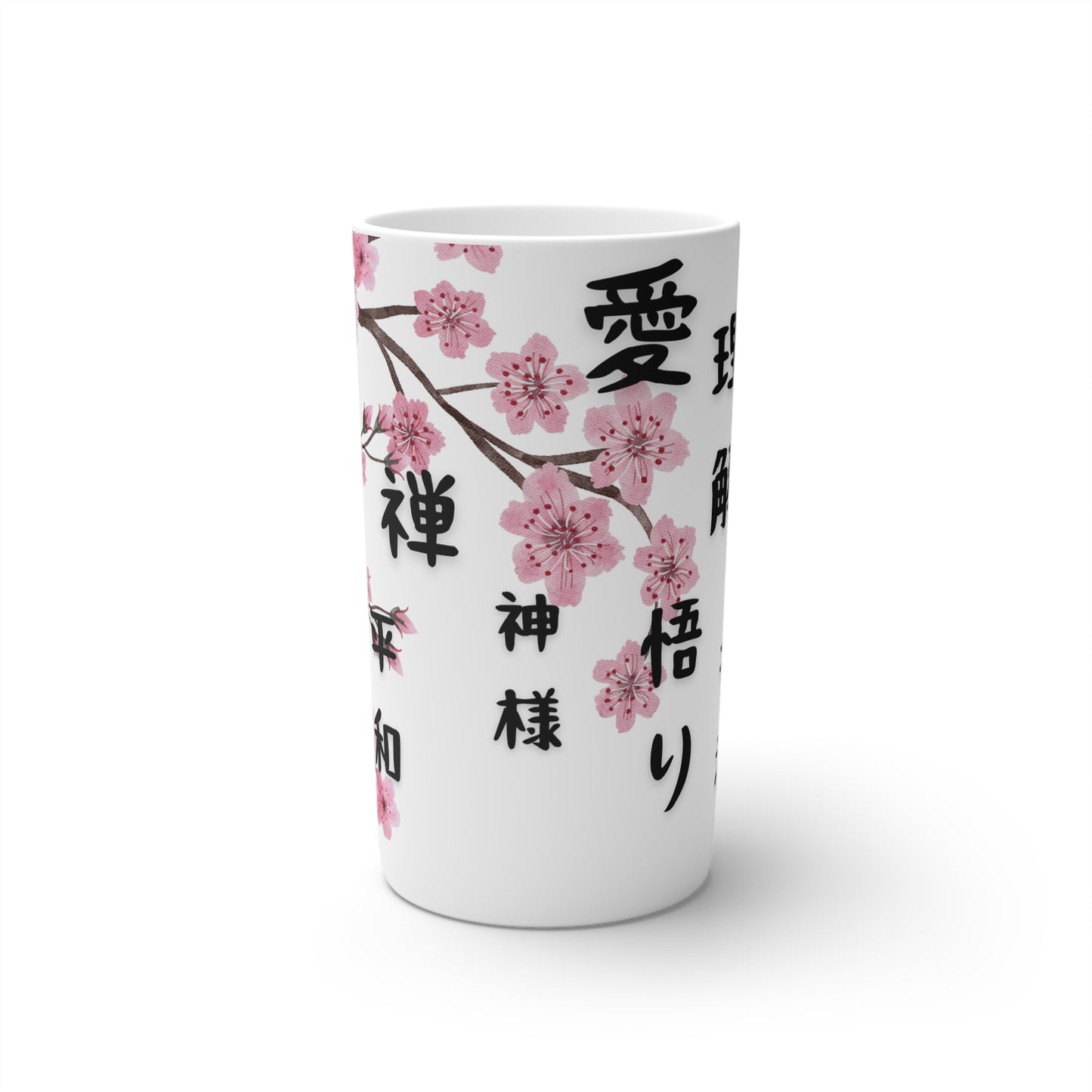 Positive Affirmation Cherry Blossom Conical Cup