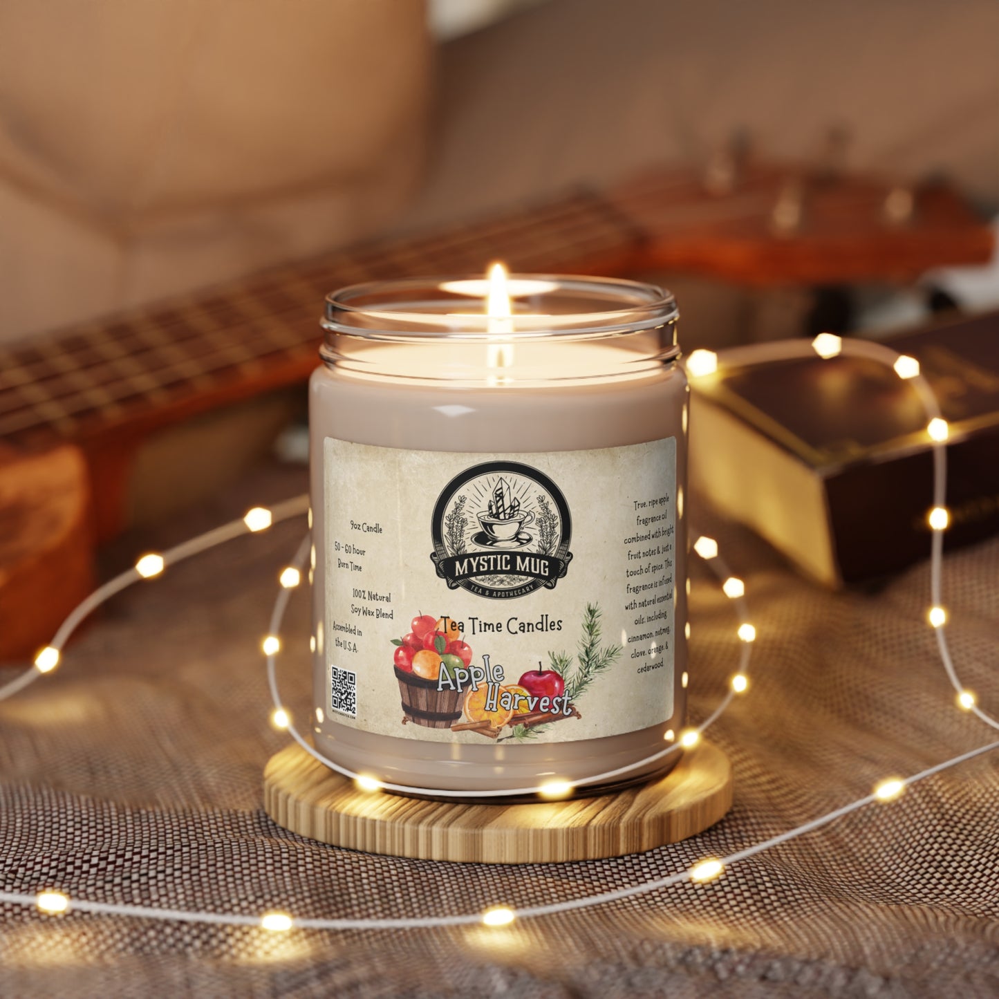 Tea Time Scented Soy Candle, 9oz