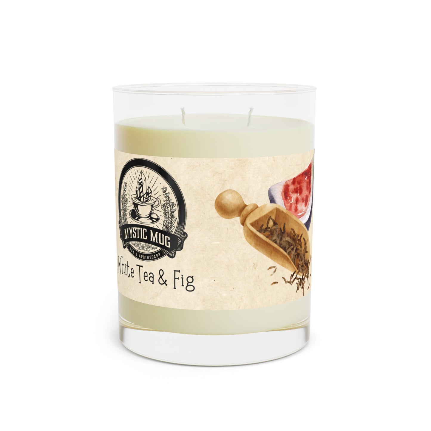 Scented Tea Time Candle - Full Glass, 11oz