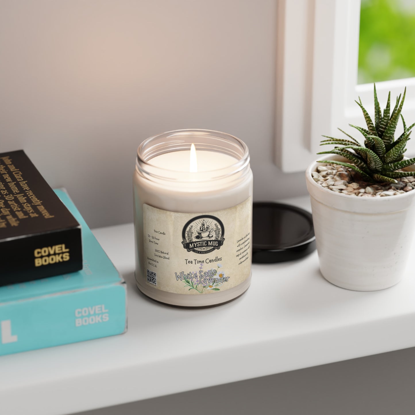 Tea Time Scented Soy Candle, 9oz