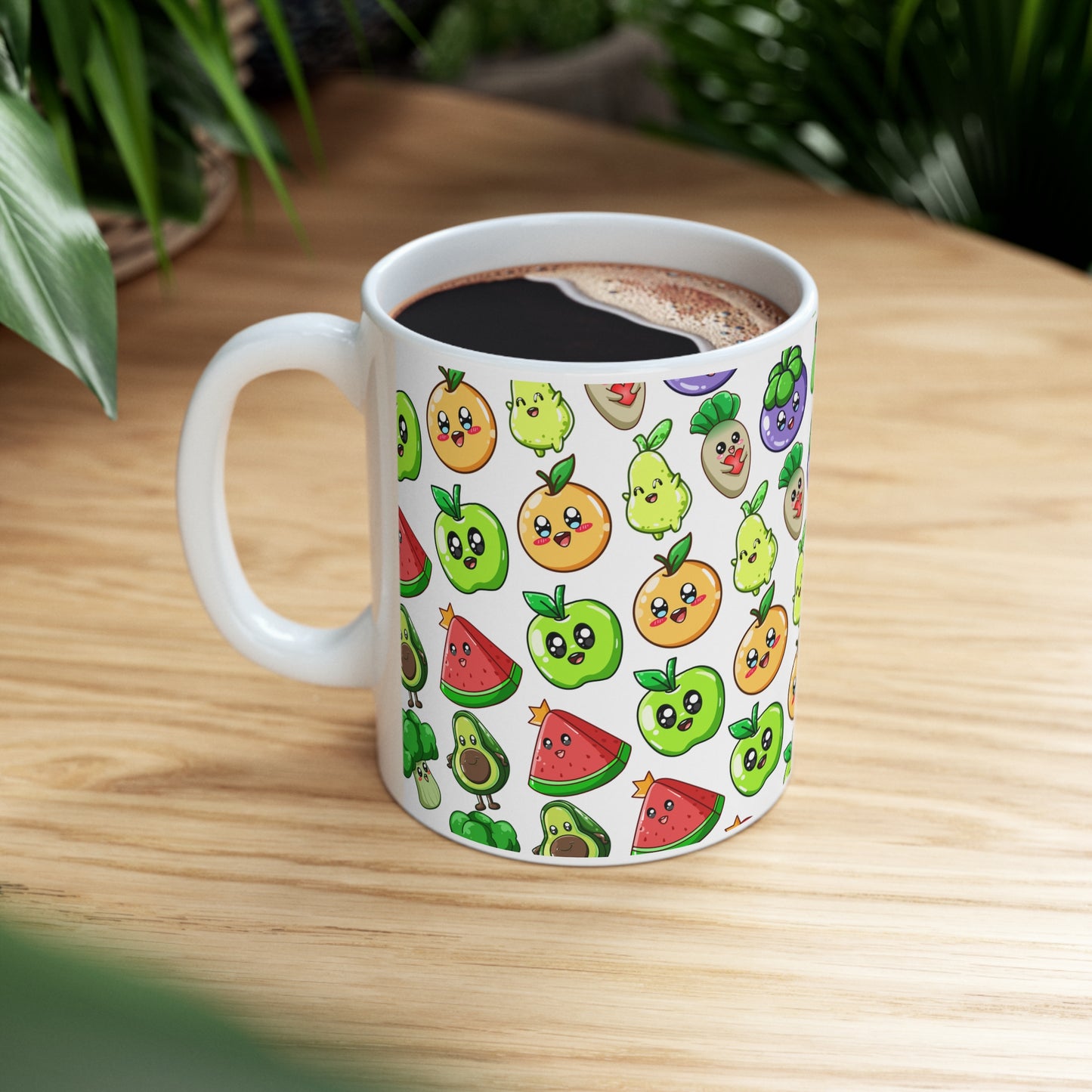 Fruits & Veggies Ceramic Mug 11oz