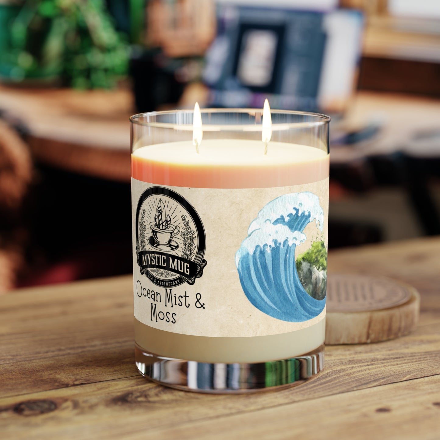 Scented Tea Time Candle - Full Glass, 11oz
