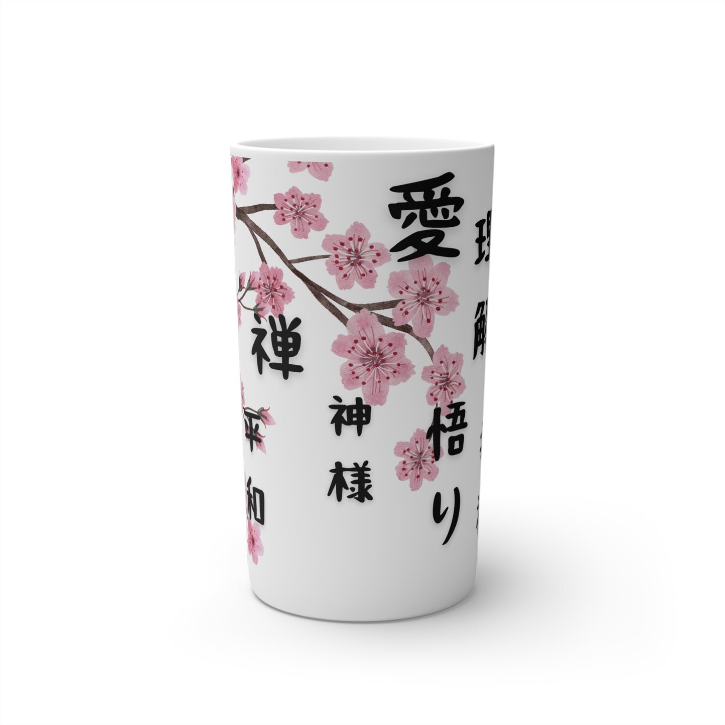 Positive Affirmation Cherry Blossom Conical Cup