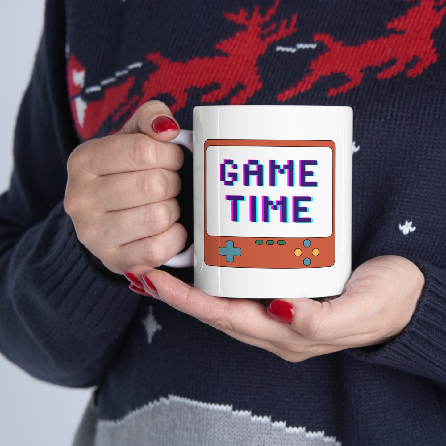 Game Time GameBoy Ceramic Mug 11oz