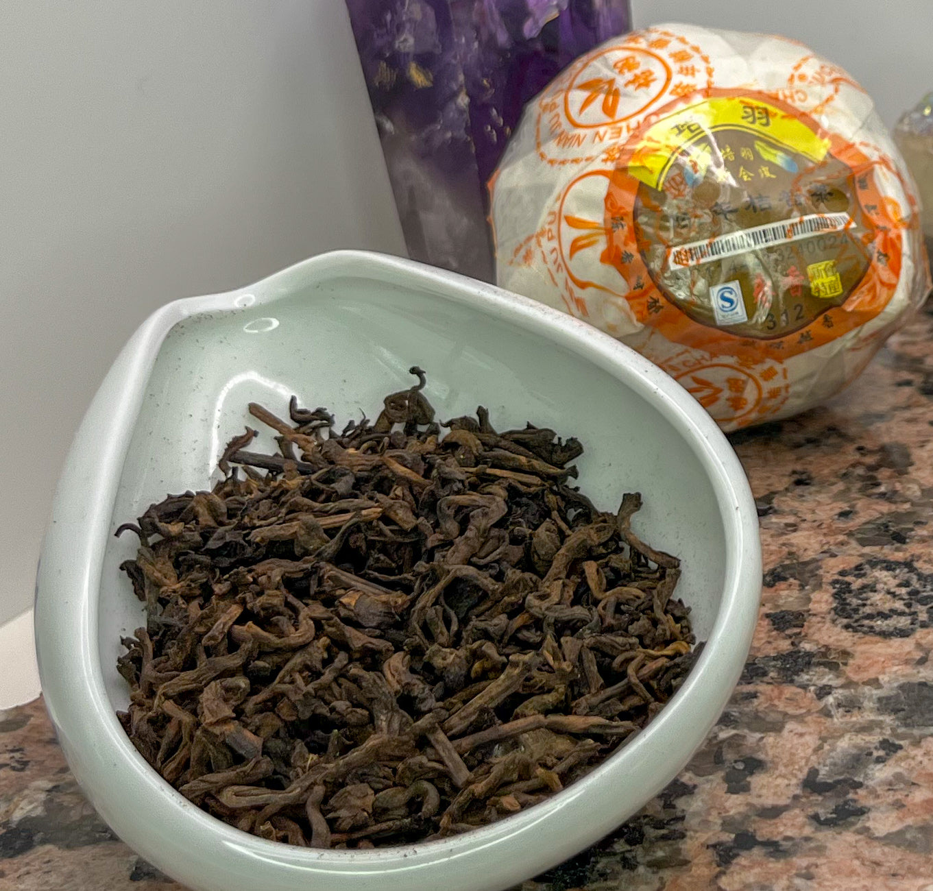 Shu Pu’erh Aged in Tangerine