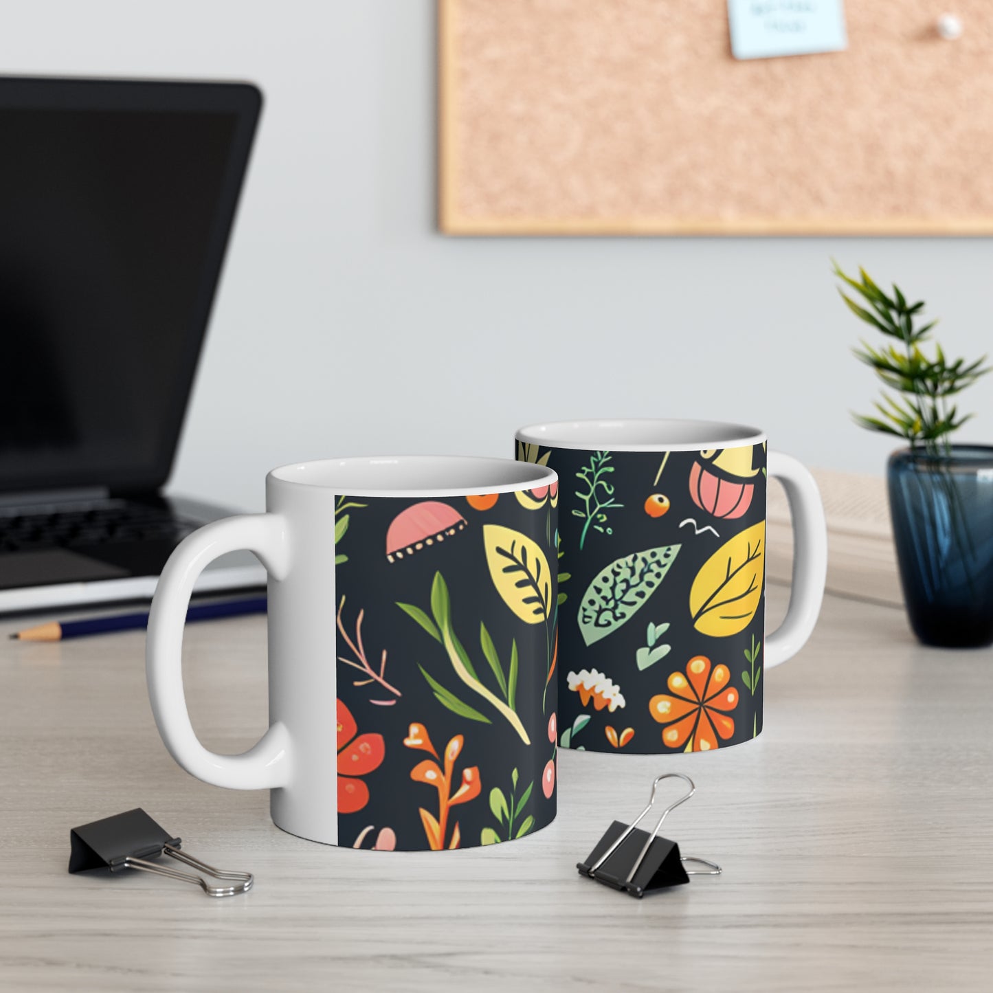 Autumn Leaves Ceramic Mug 11oz