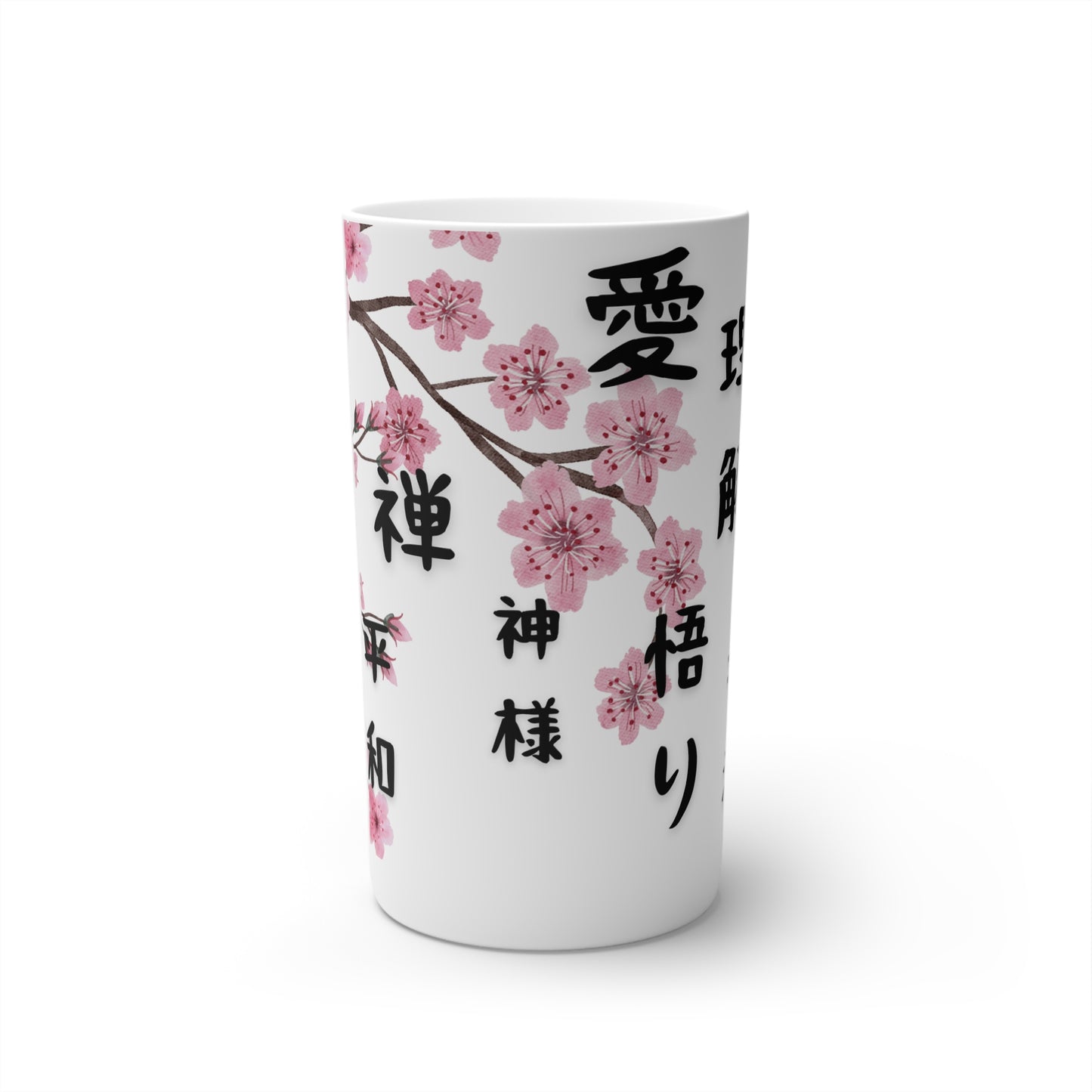 Positive Affirmation Cherry Blossom Conical Cup