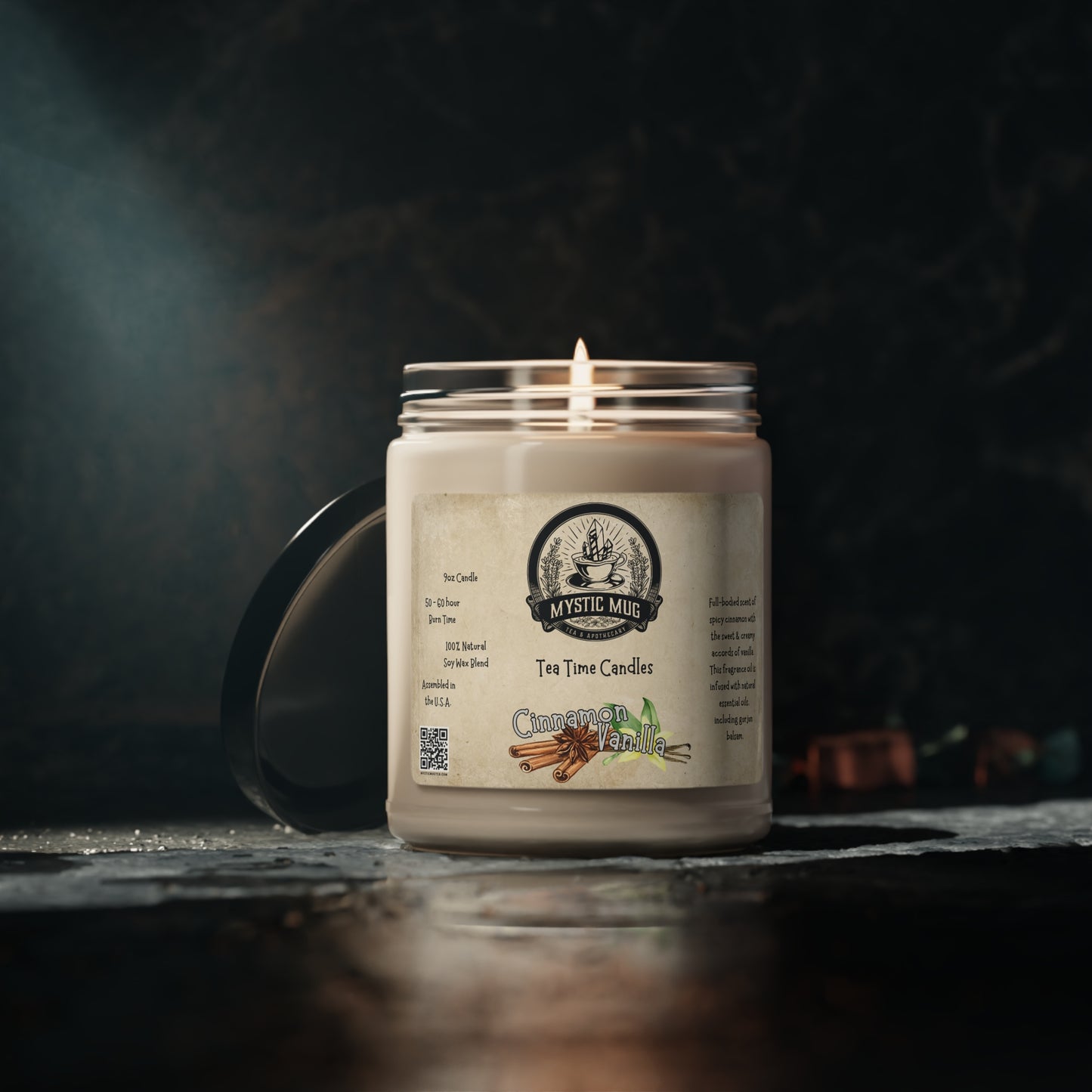 Tea Time Scented Soy Candle, 9oz