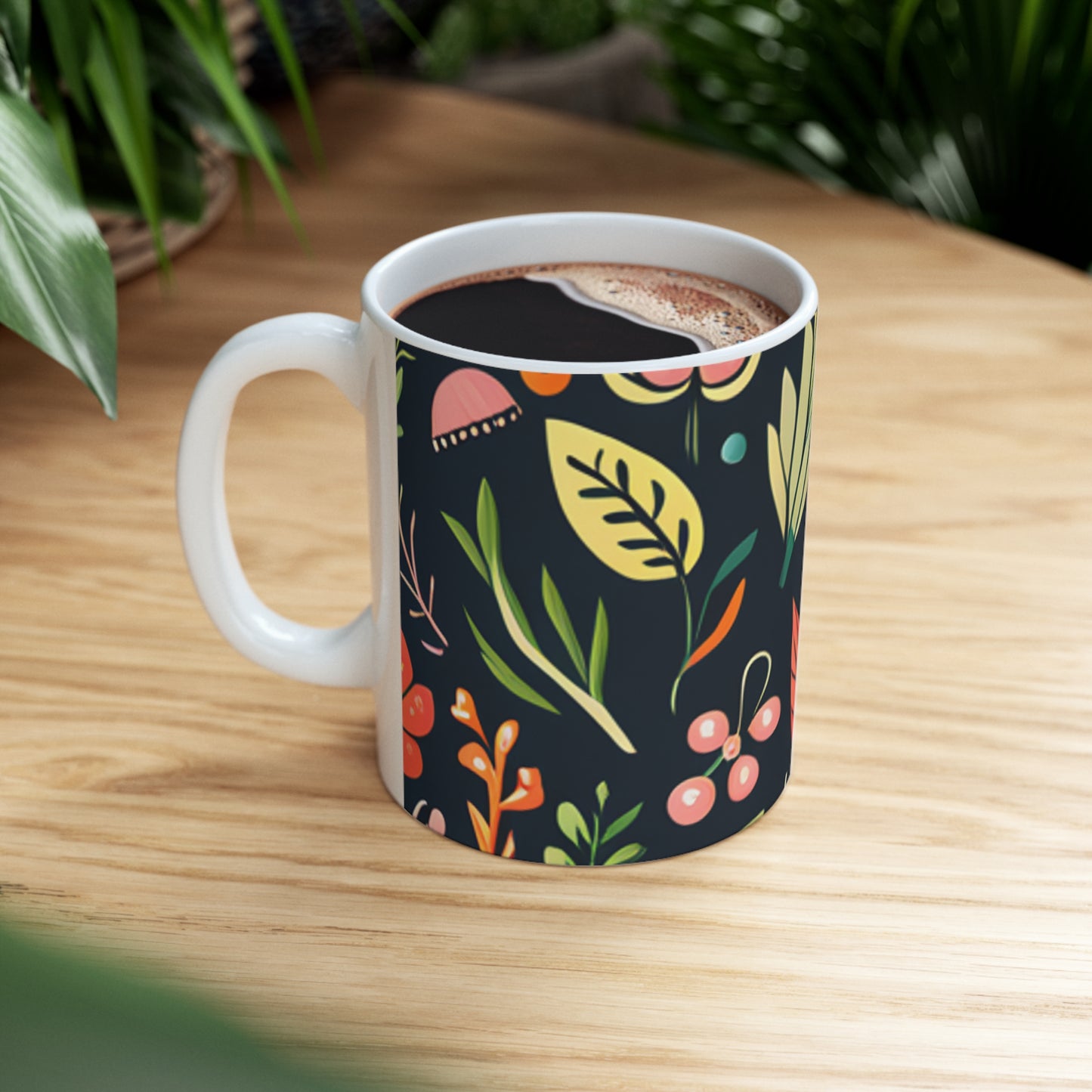 Autumn Leaves Ceramic Mug 11oz