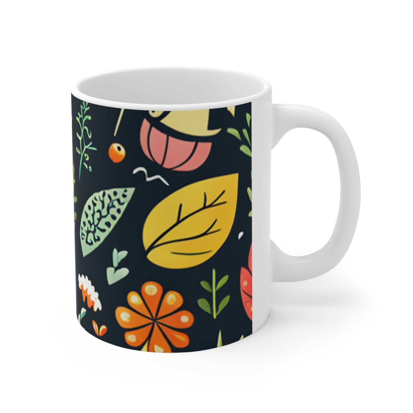 Autumn Leaves Ceramic Mug 11oz