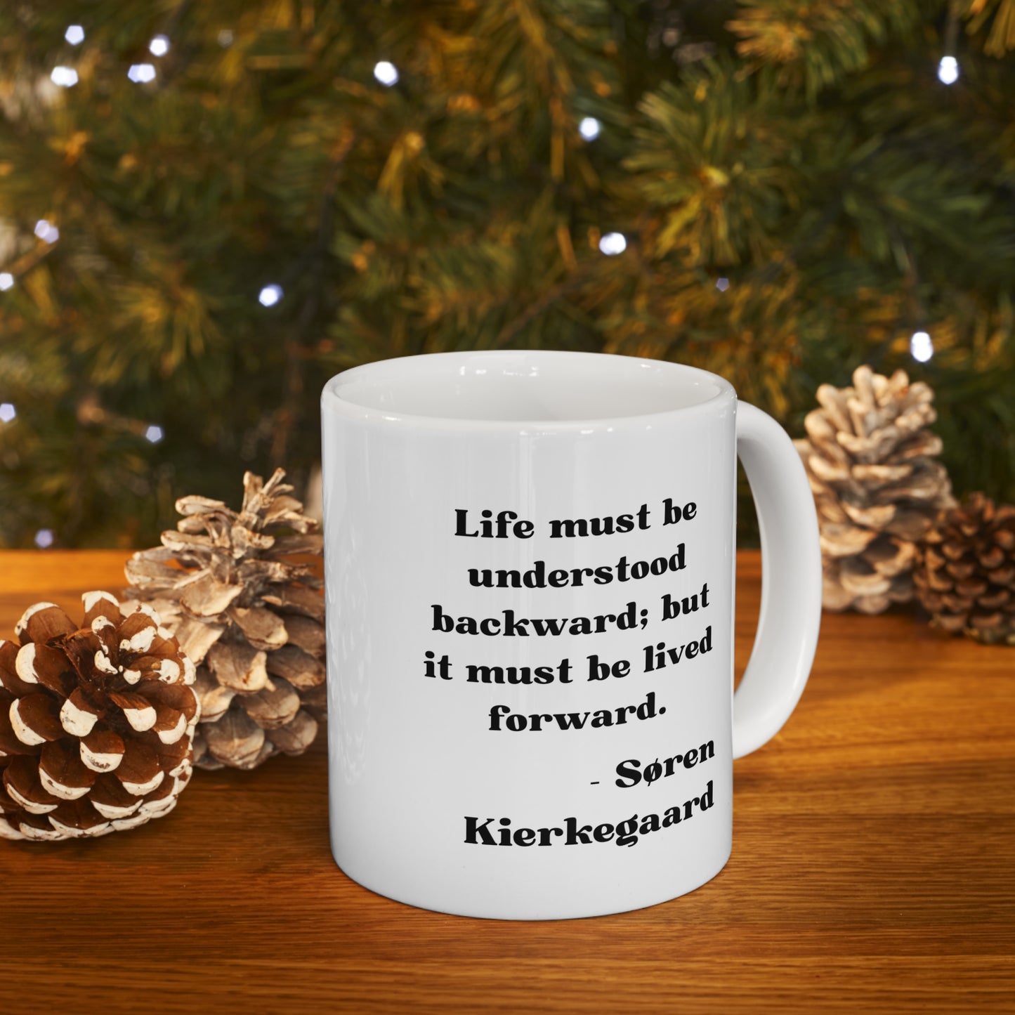 Kierkegaard Philosophy Ceramic Mug 11oz