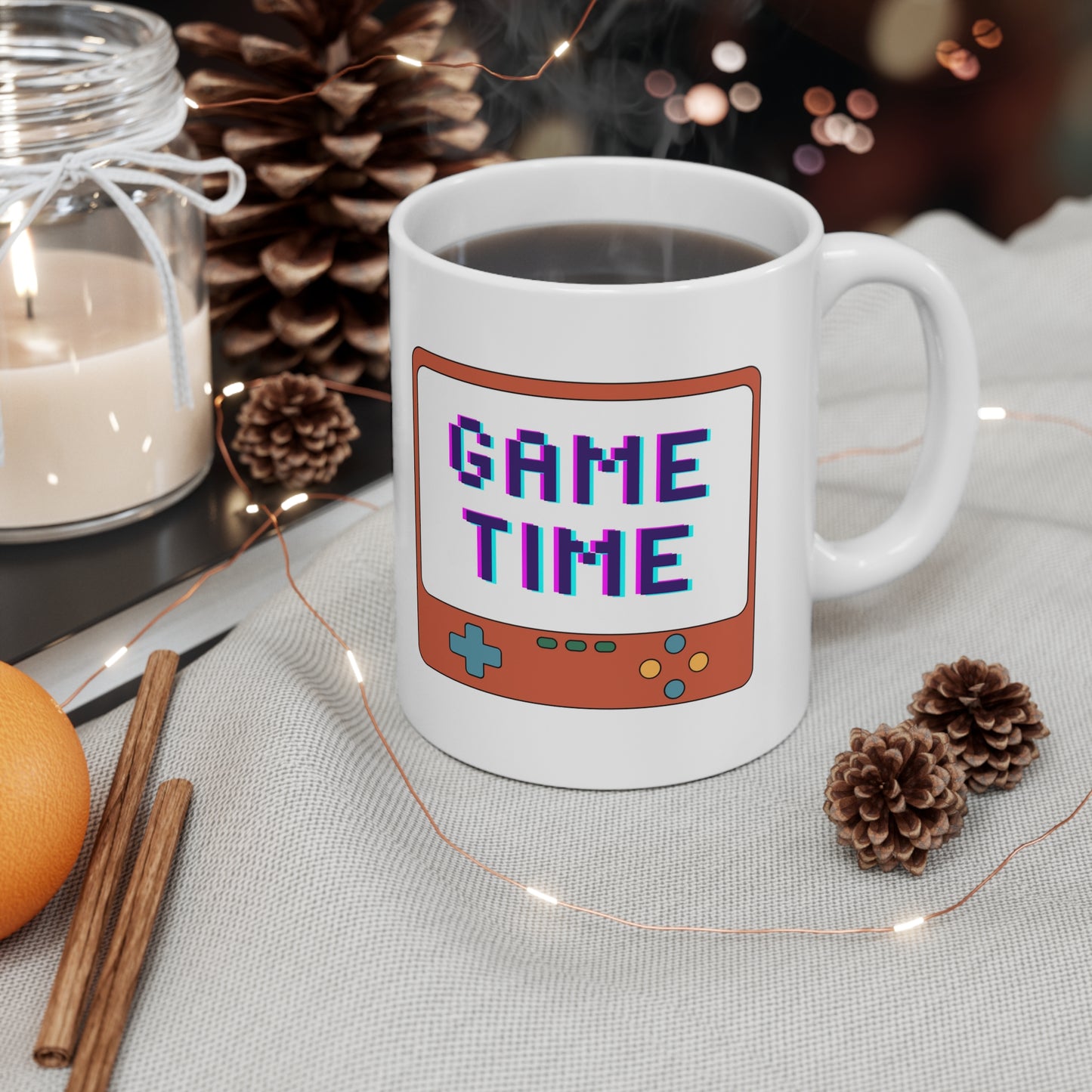Game Time GameBoy Ceramic Mug 11oz