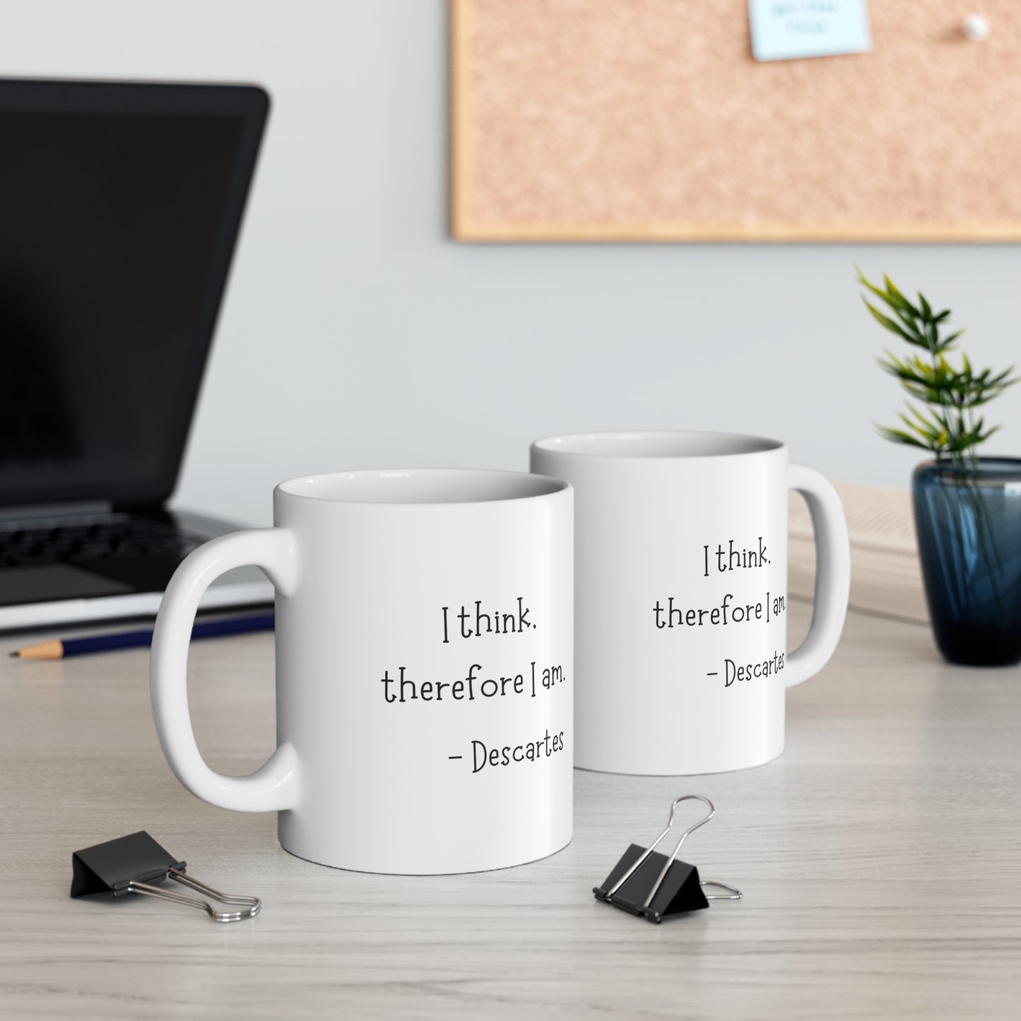 Descartes Philosophy Ceramic Mug 11oz