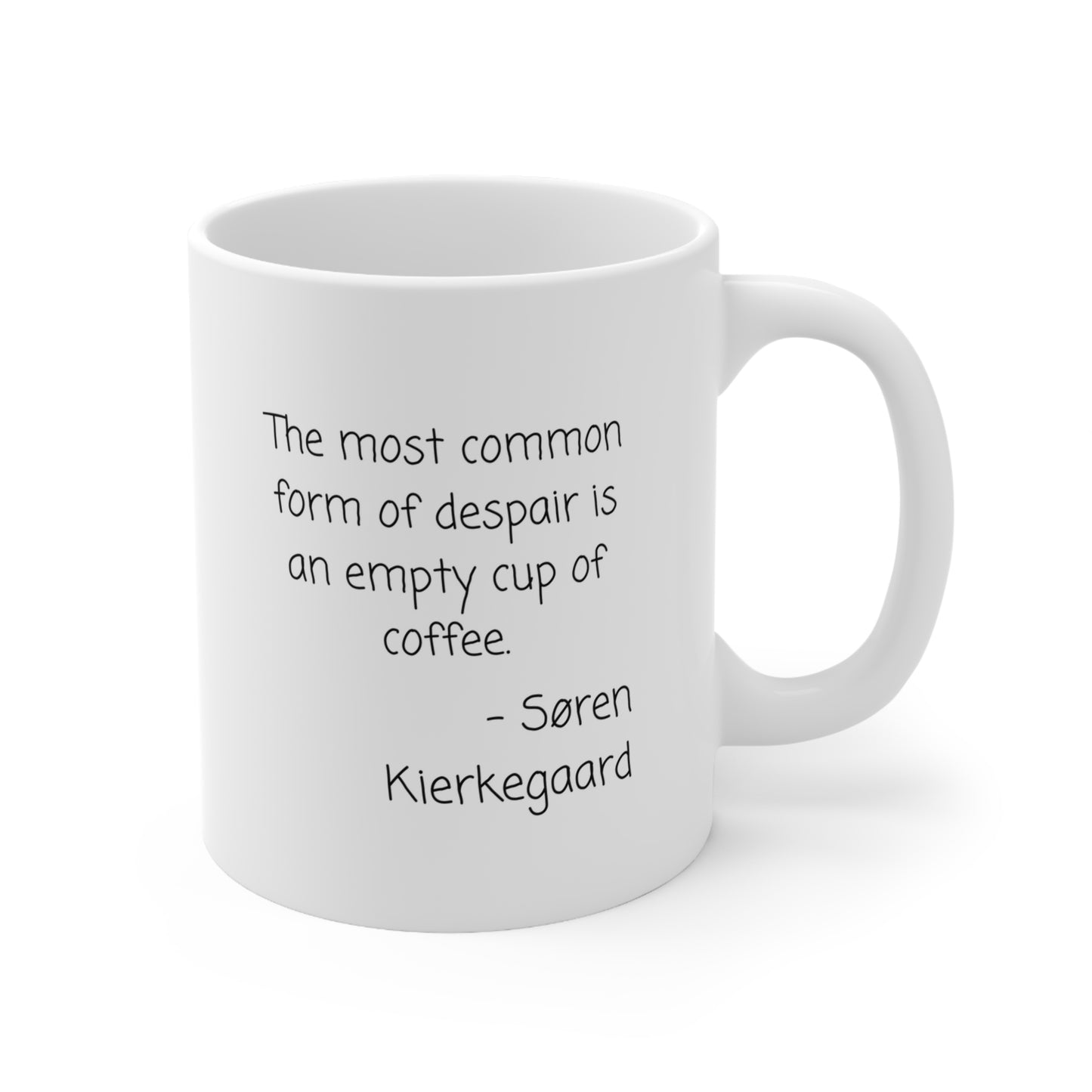 Kierkegaard on Coffee Ceramic Mug 11oz