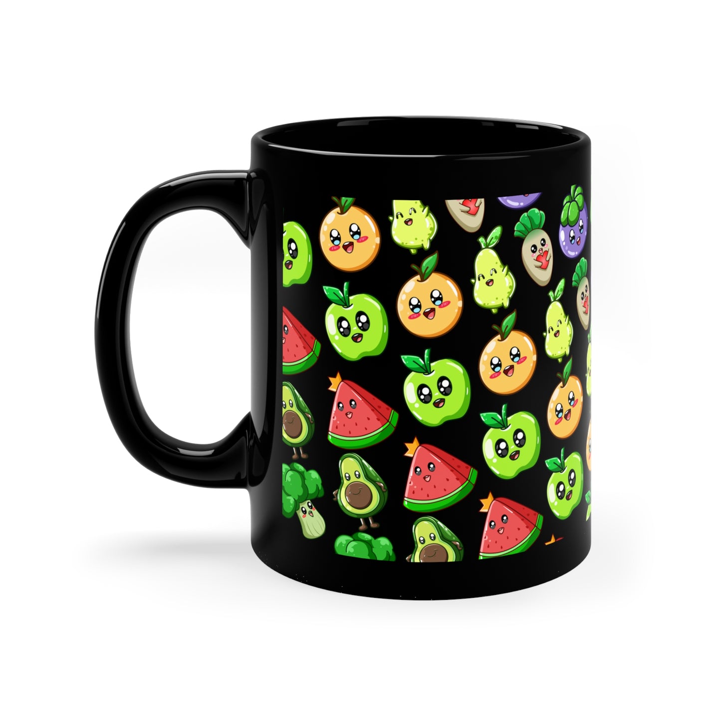 Fruits & Veggies Ceramic Mug 11oz