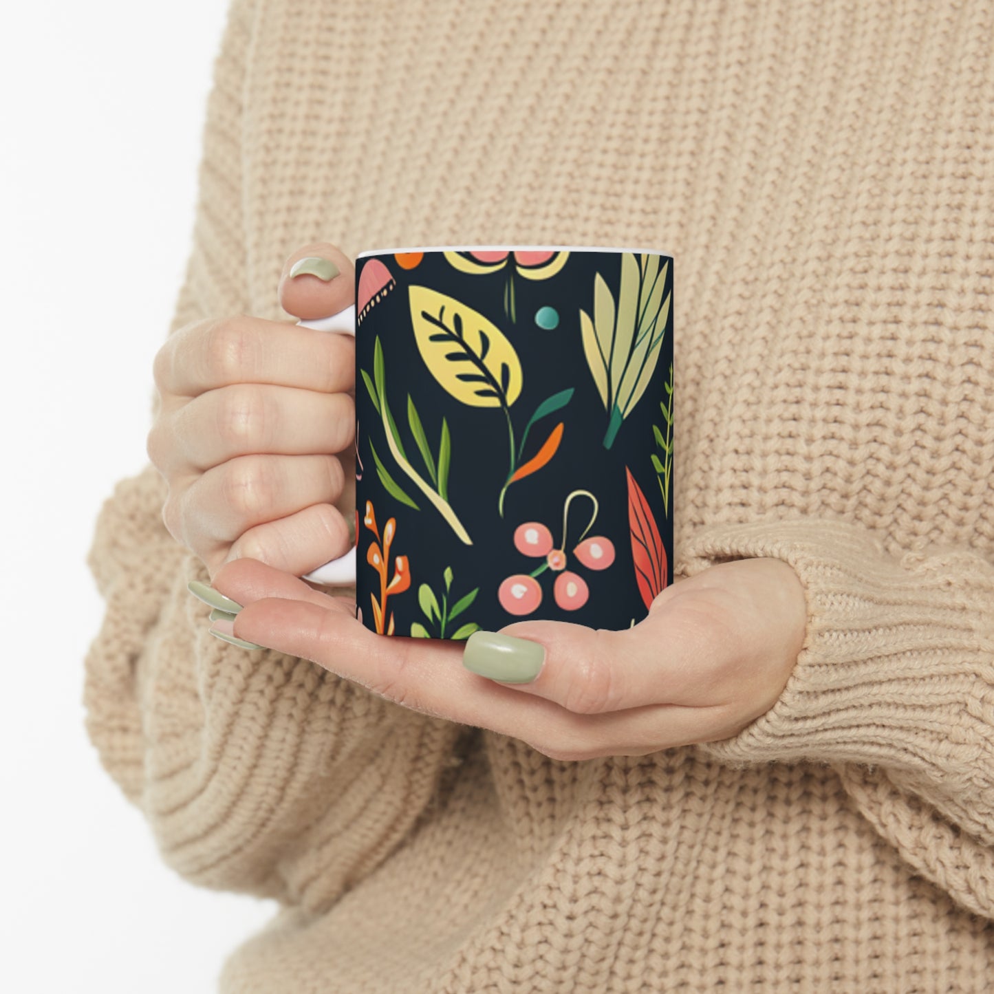 Autumn Leaves Ceramic Mug 11oz