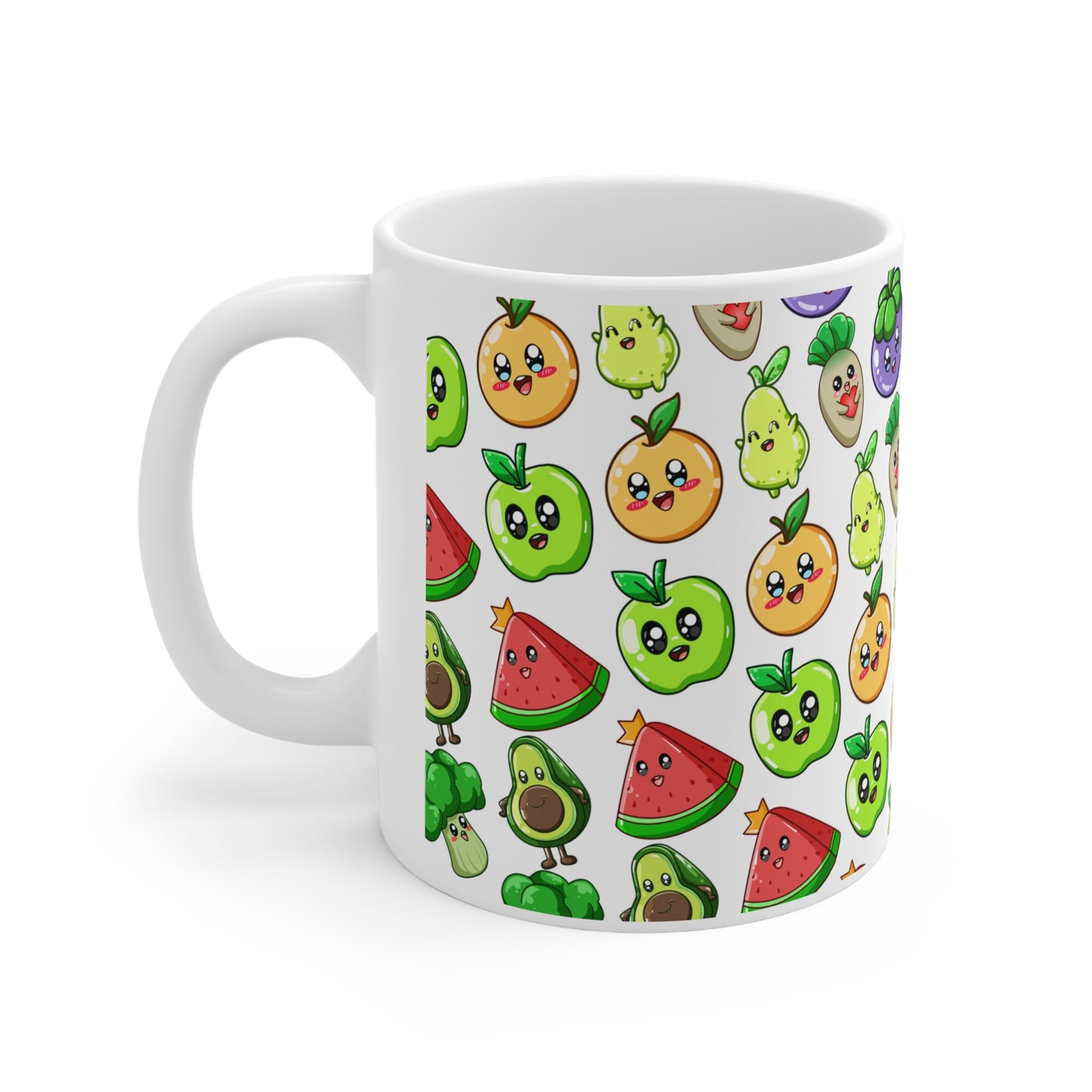 Fruits & Veggies Ceramic Mug 11oz