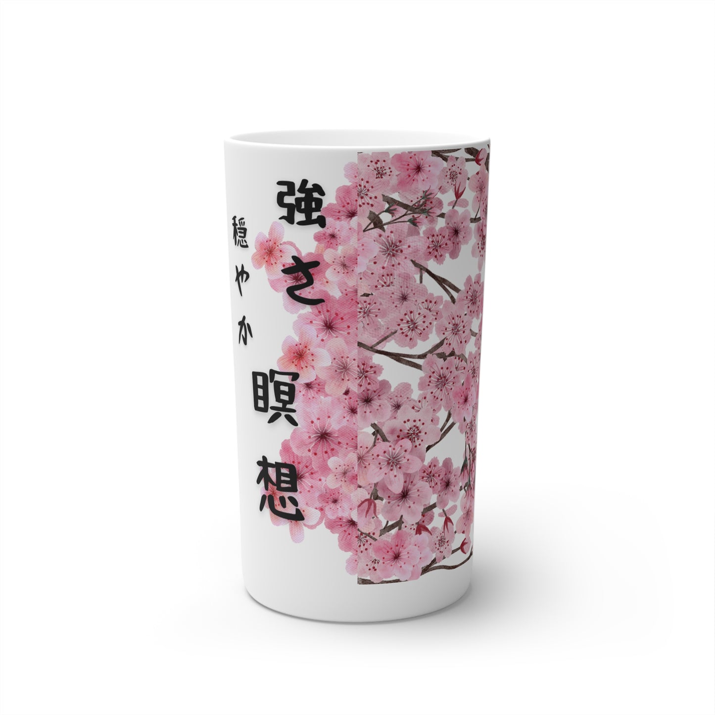 Positive Affirmation Cherry Blossom Conical Cup